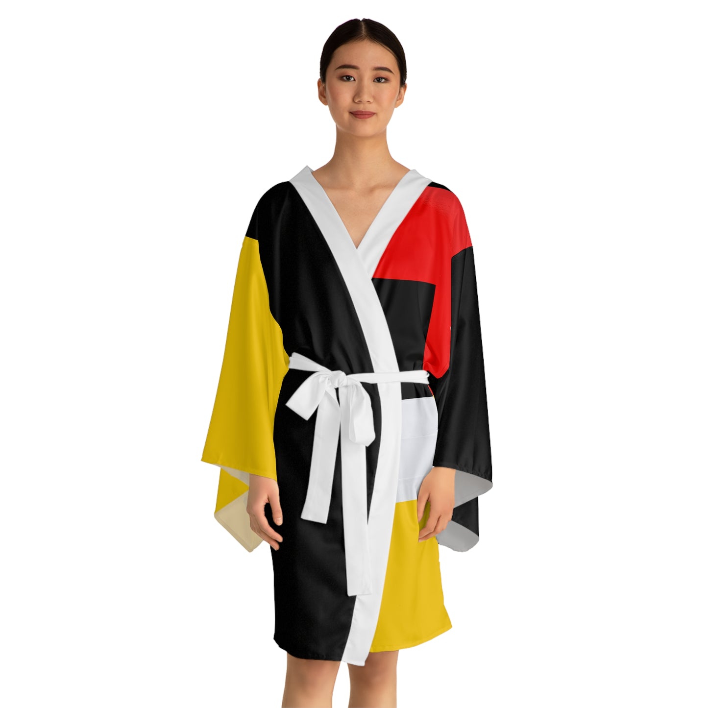 Long Sleeve Kimono Robe (AOP)