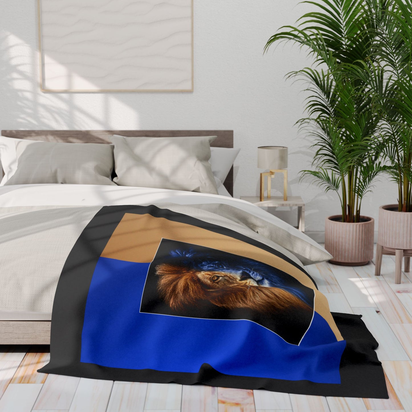 Lion Fleece Blanket