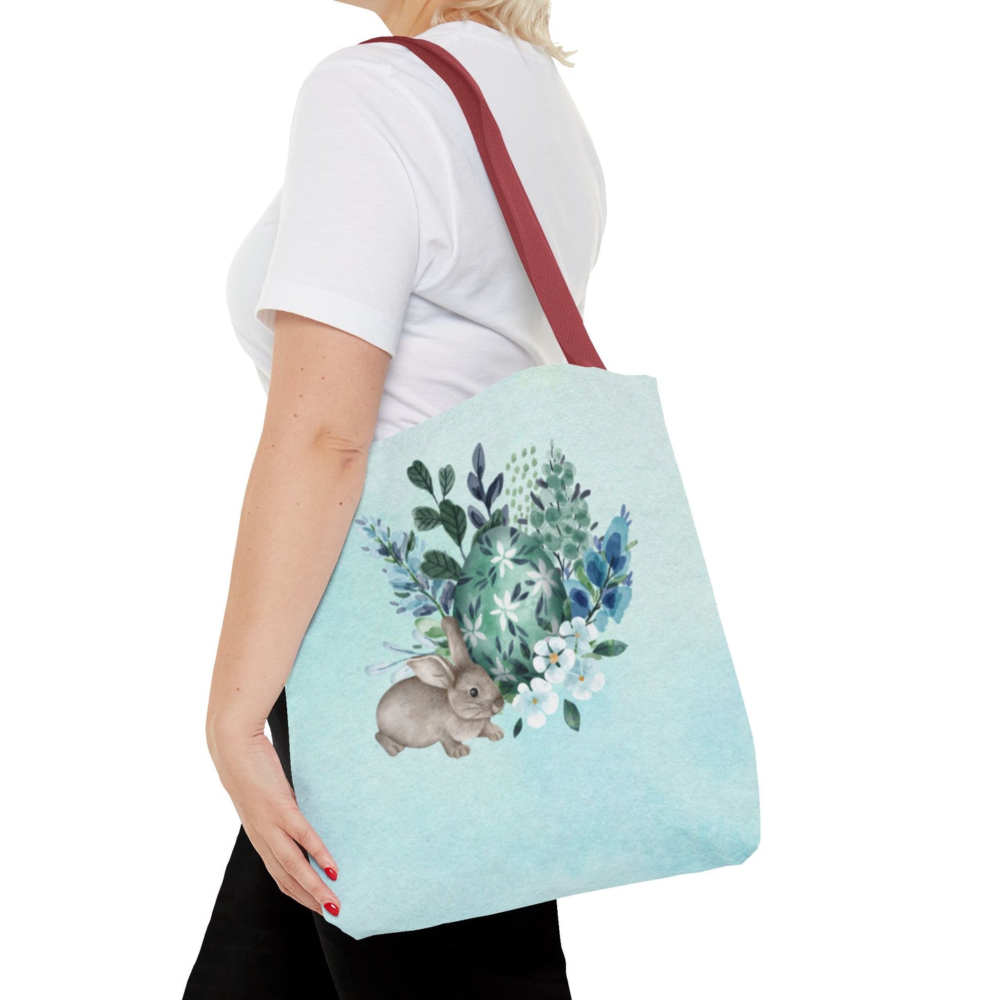 Cozy Rabbit Tote Bag