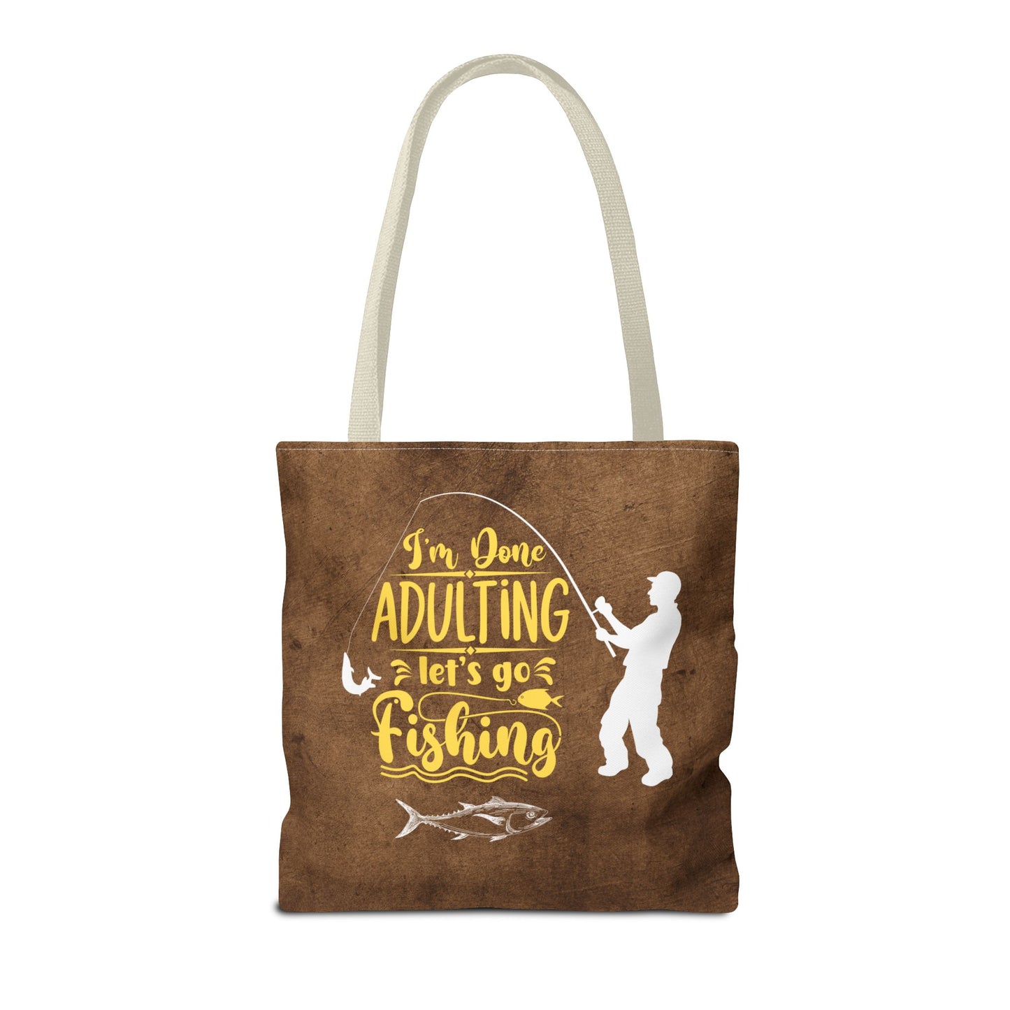 Lets Go Fishing Tote Bag