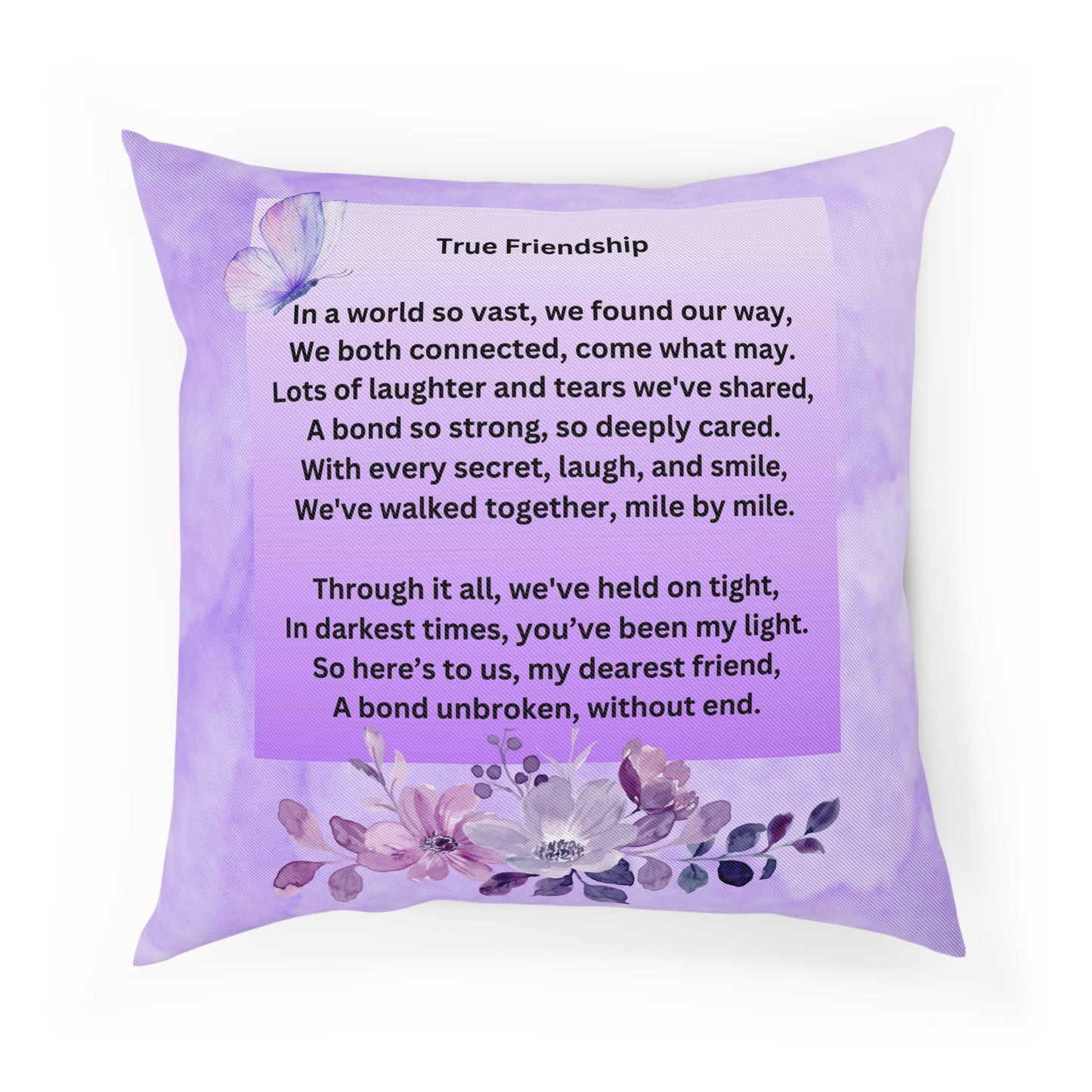 True Friendship Pillow