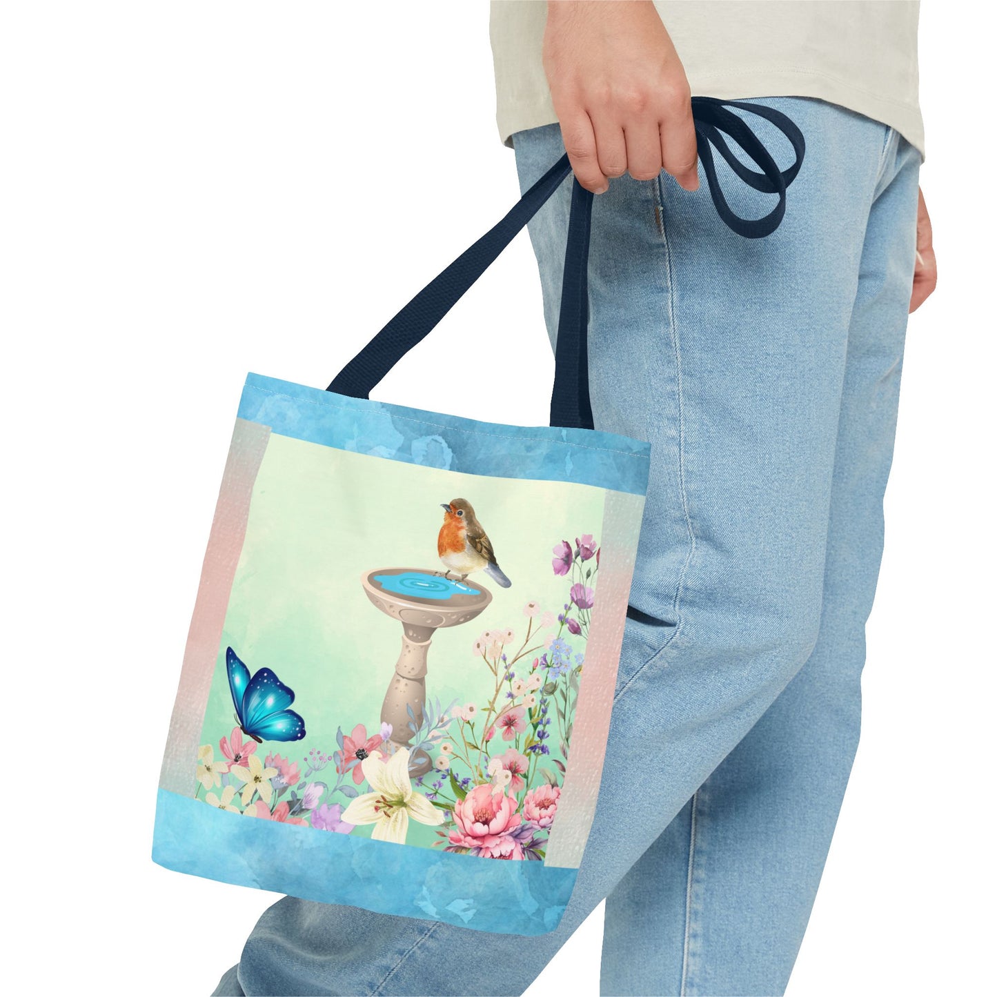 Bird Bath Tote Bag (AOP)