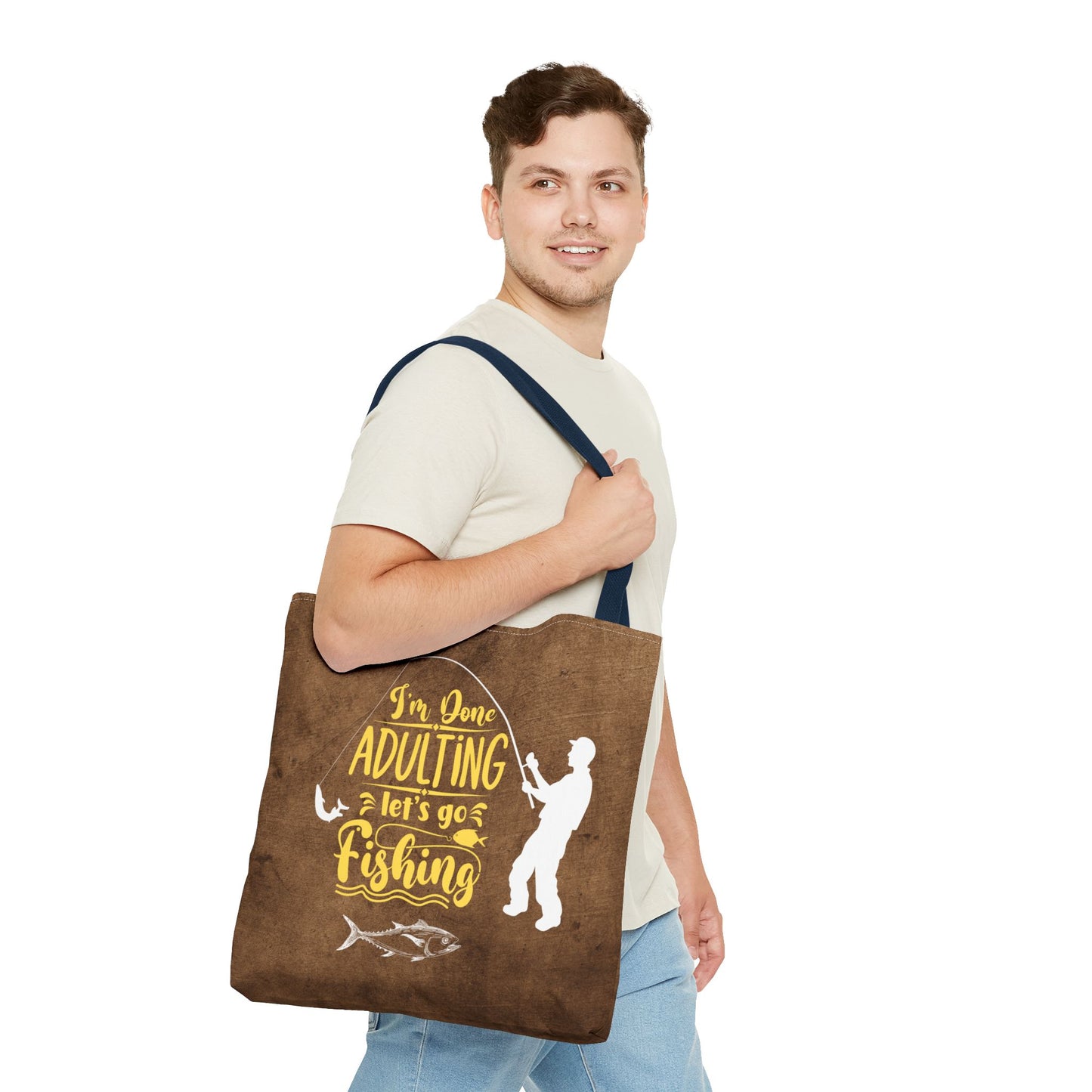 Lets Go Fishing Tote Bag