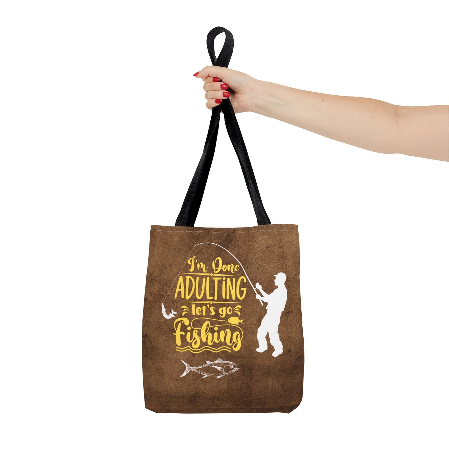 Lets Go Fishing Tote Bag