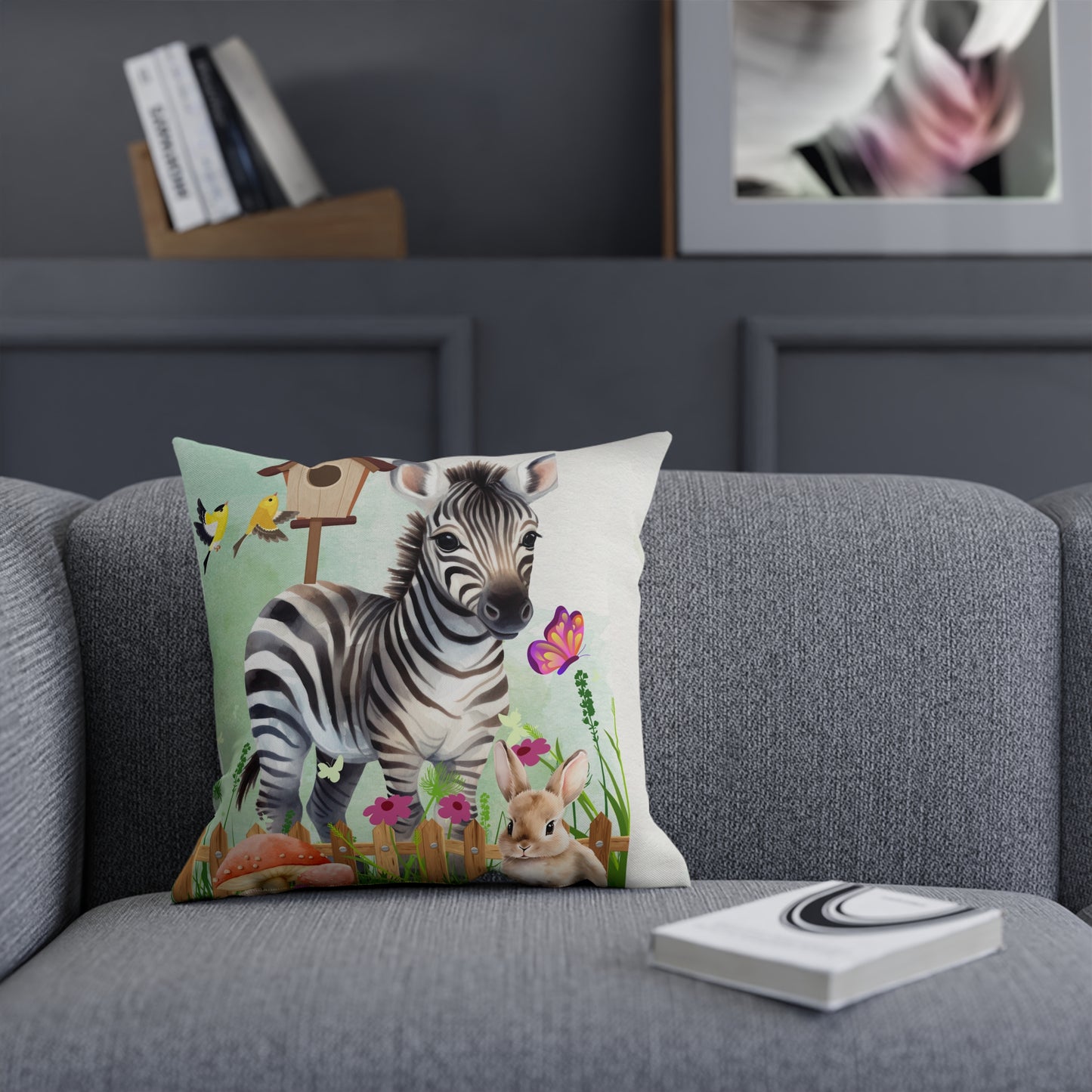 Zebra pillow