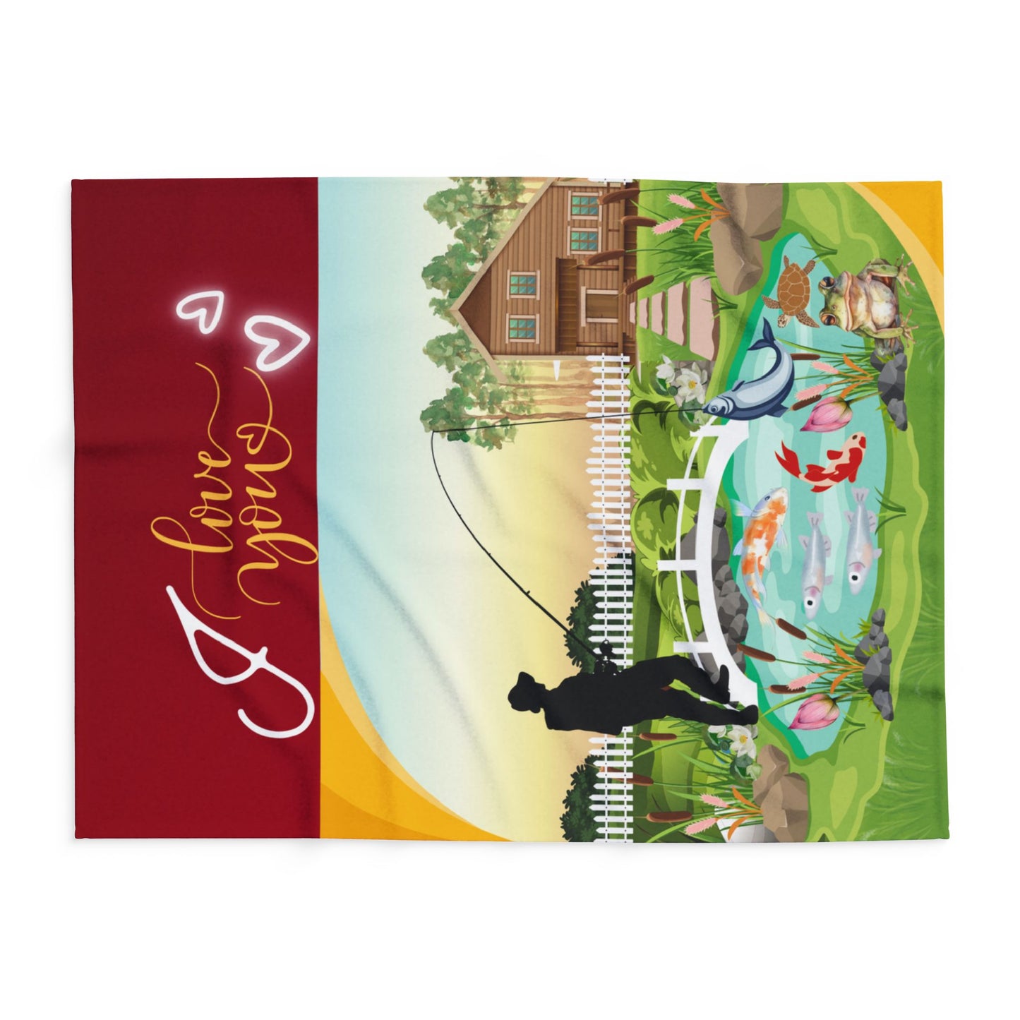 Favorite Fisherman Fleece Blanket