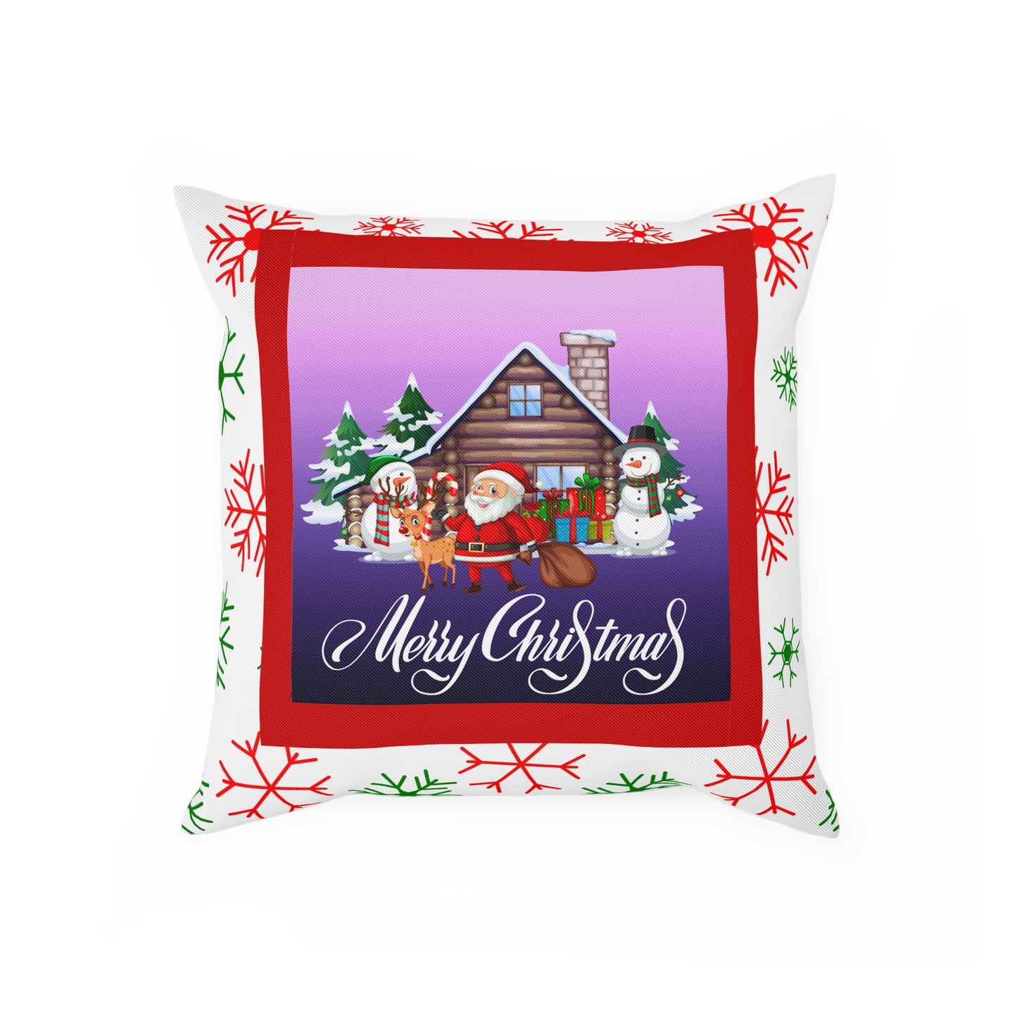 Snowflake Christmas Pillow