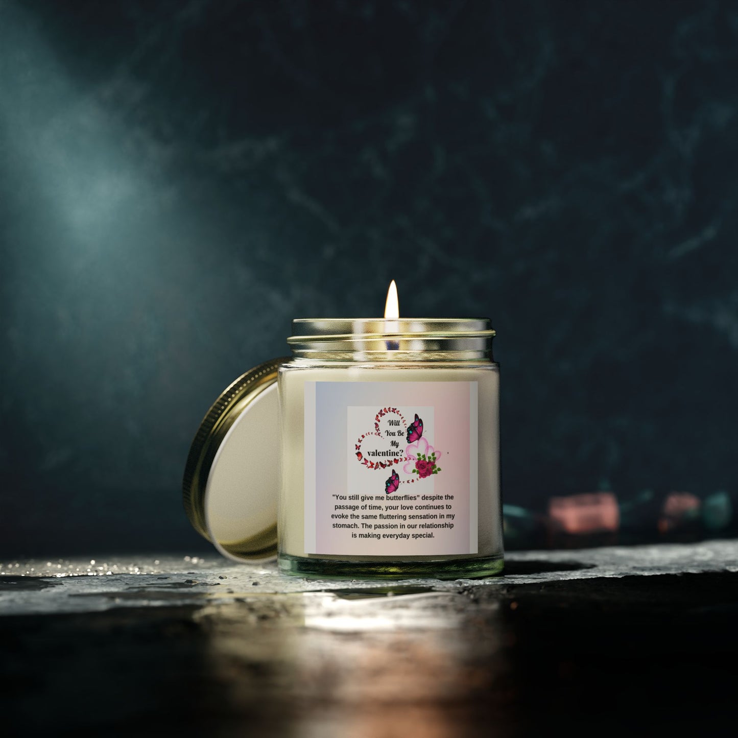 Butterfly Love Candle