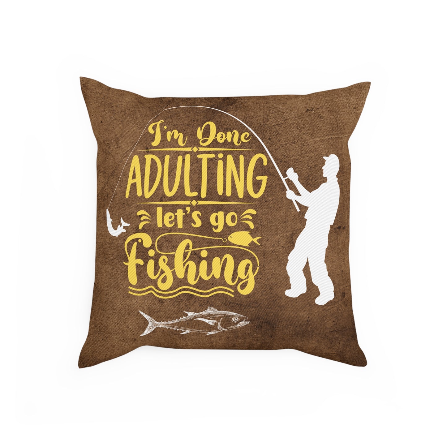 Lets Go Fishing Pillow