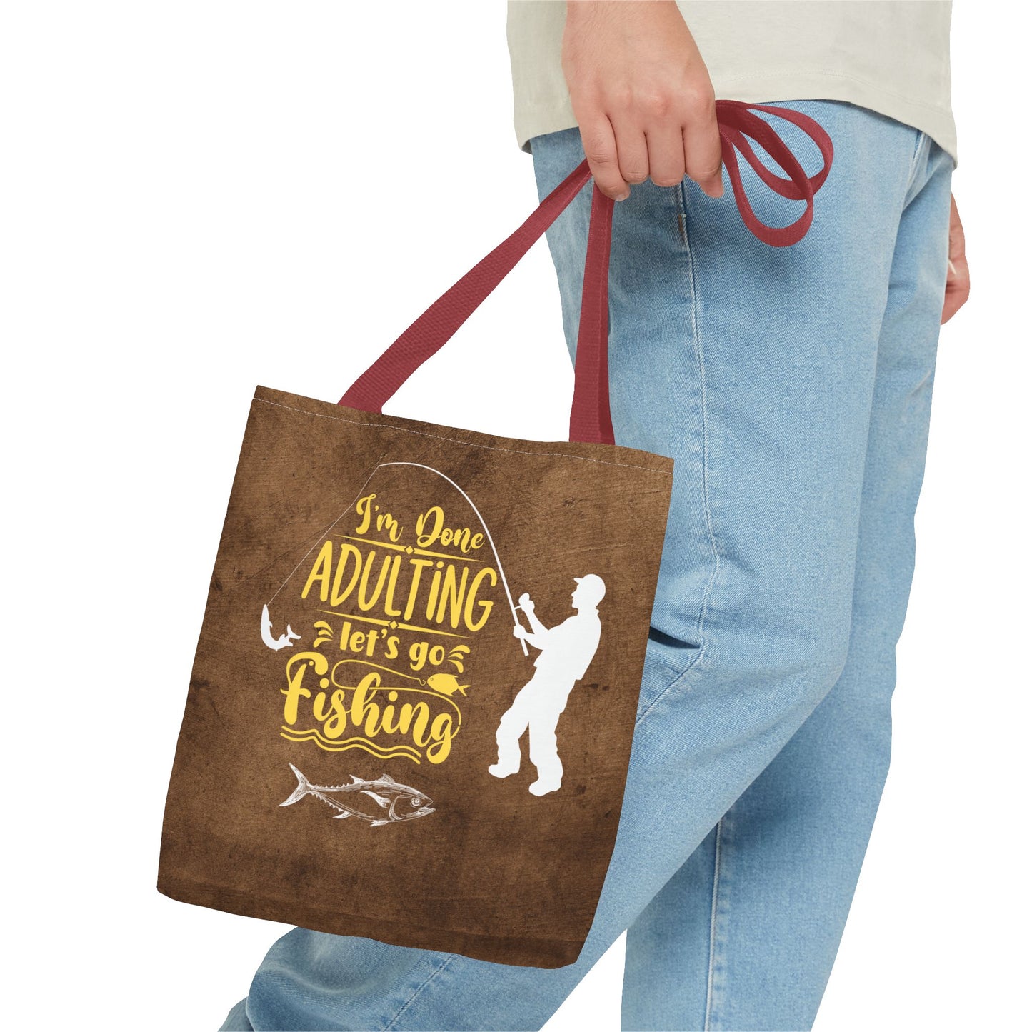 Lets Go Fishing Tote Bag