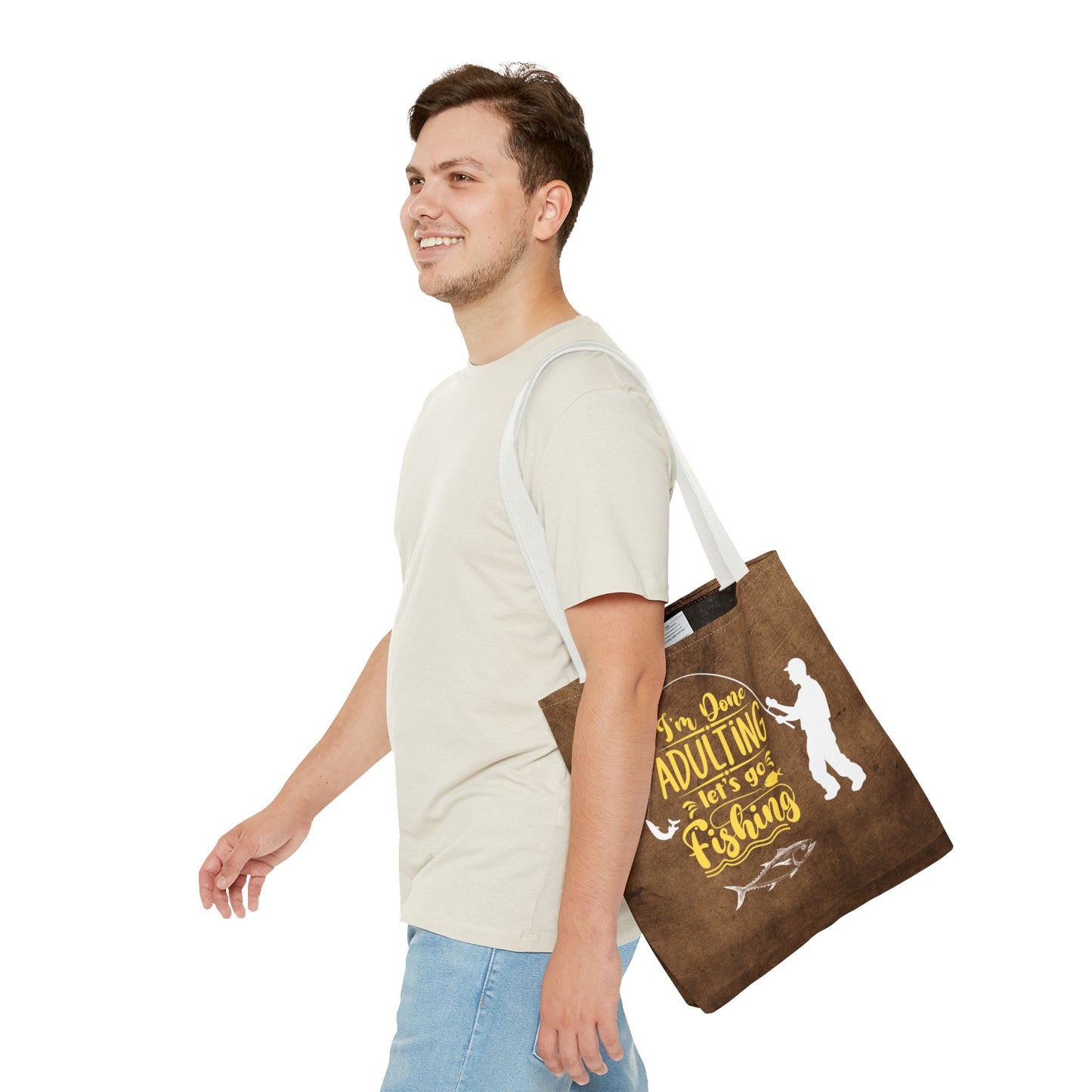 Lets Go Fishing Tote Bag