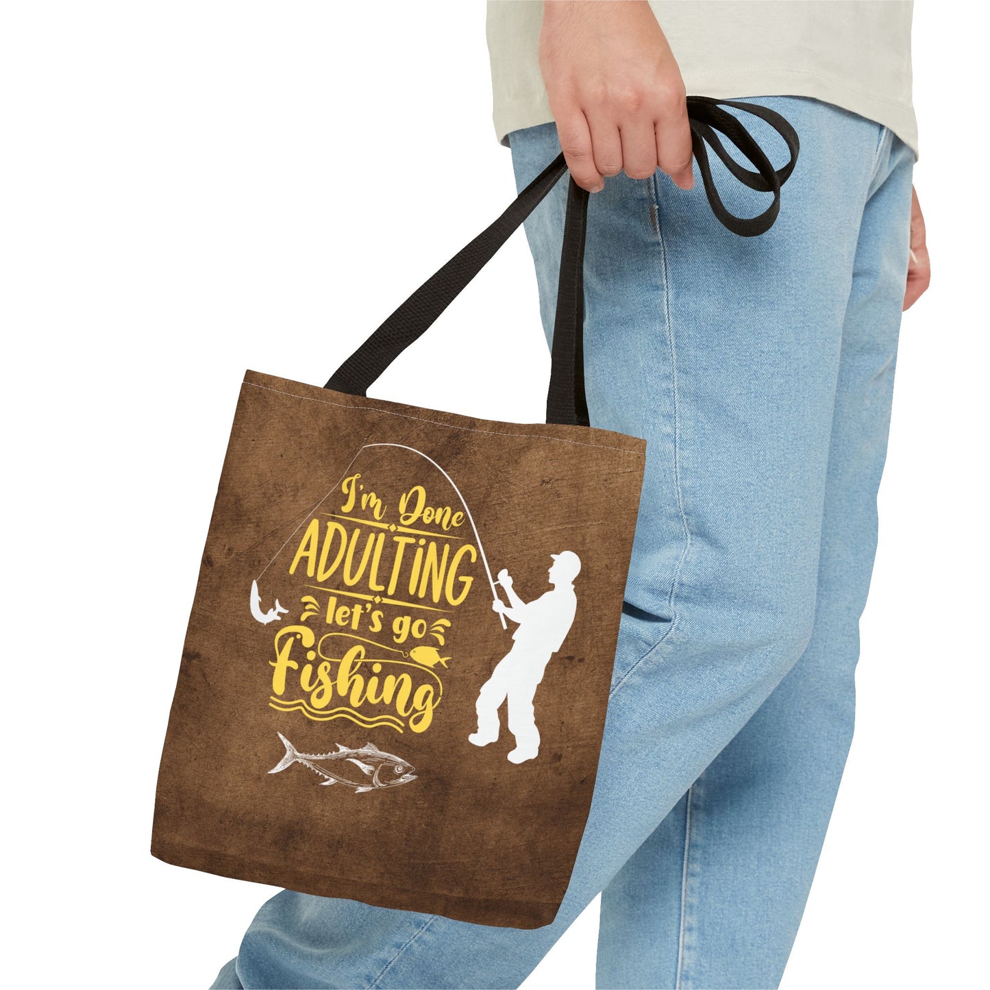 Lets Go Fishing Tote Bag