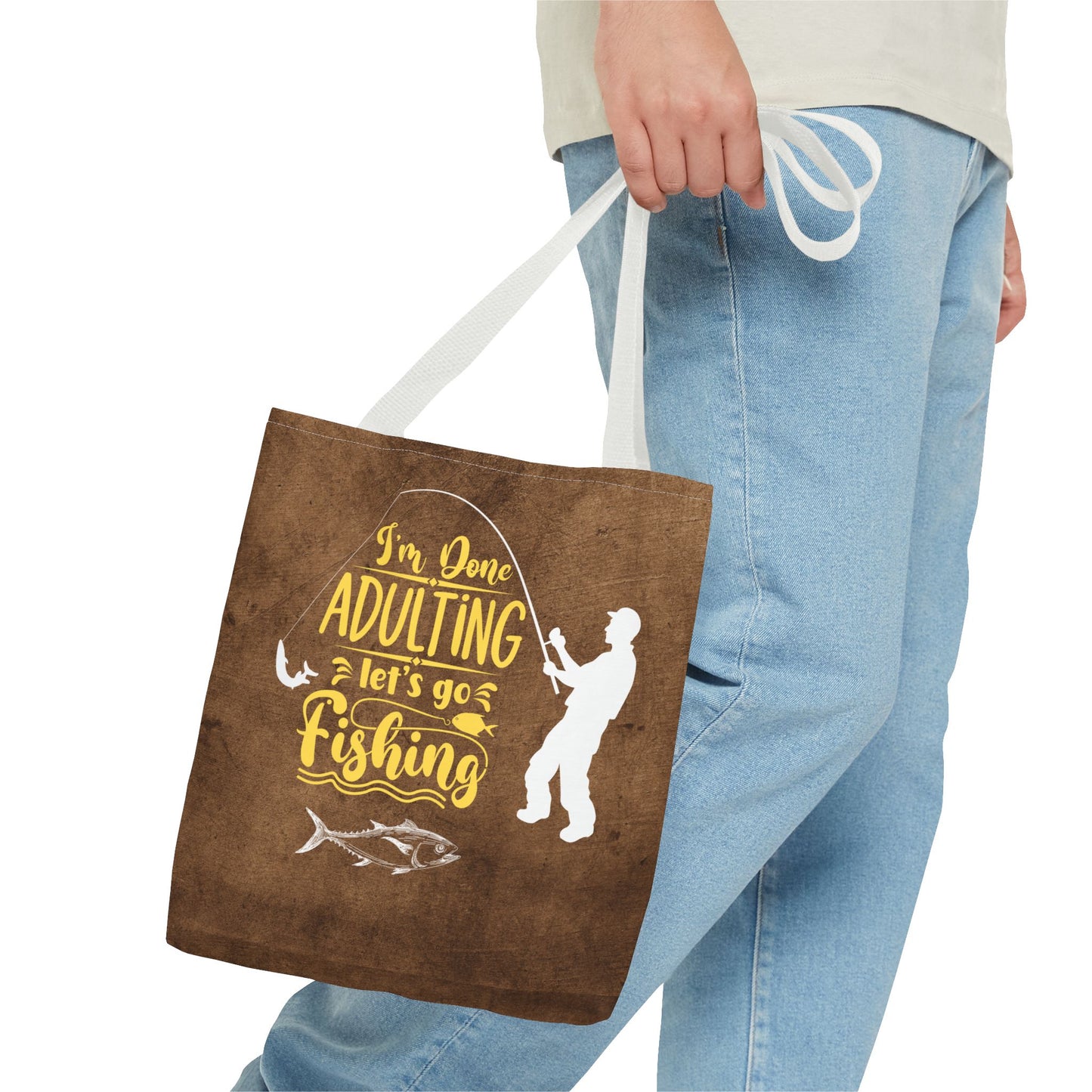 Lets Go Fishing Tote Bag