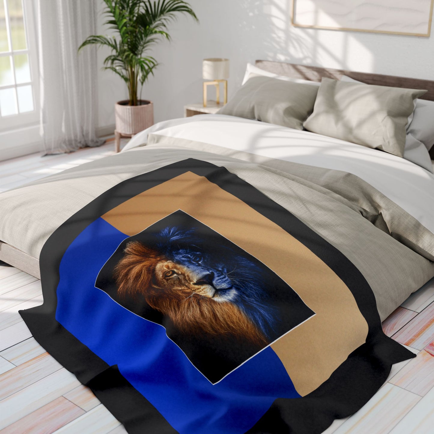 Lion Fleece Blanket