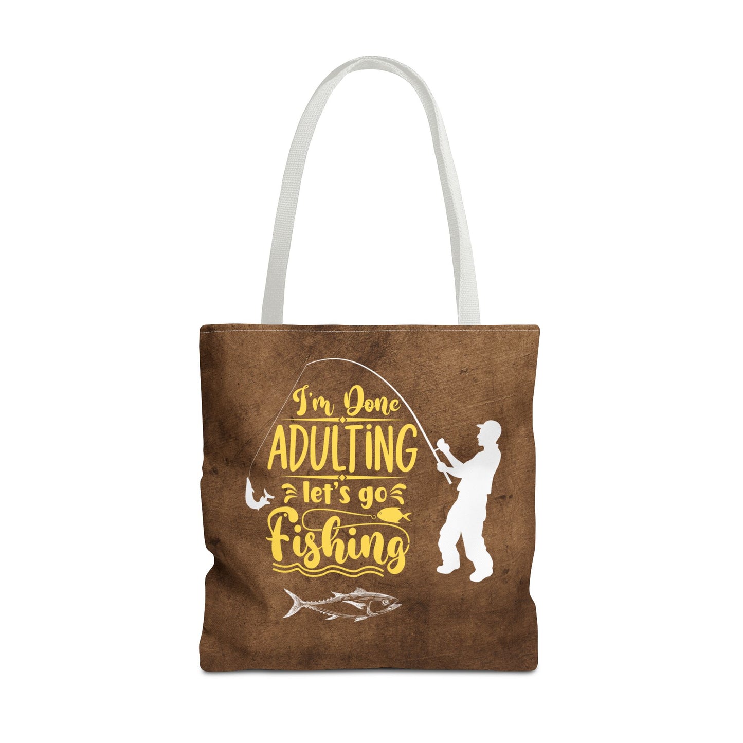 Lets Go Fishing Tote Bag