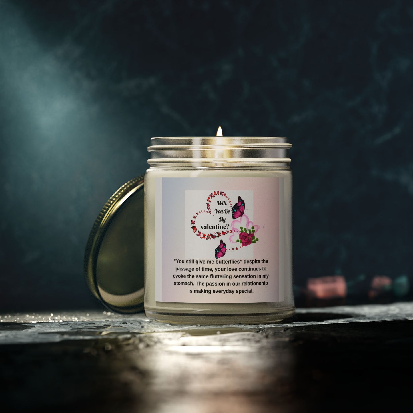 Butterfly Love Candle