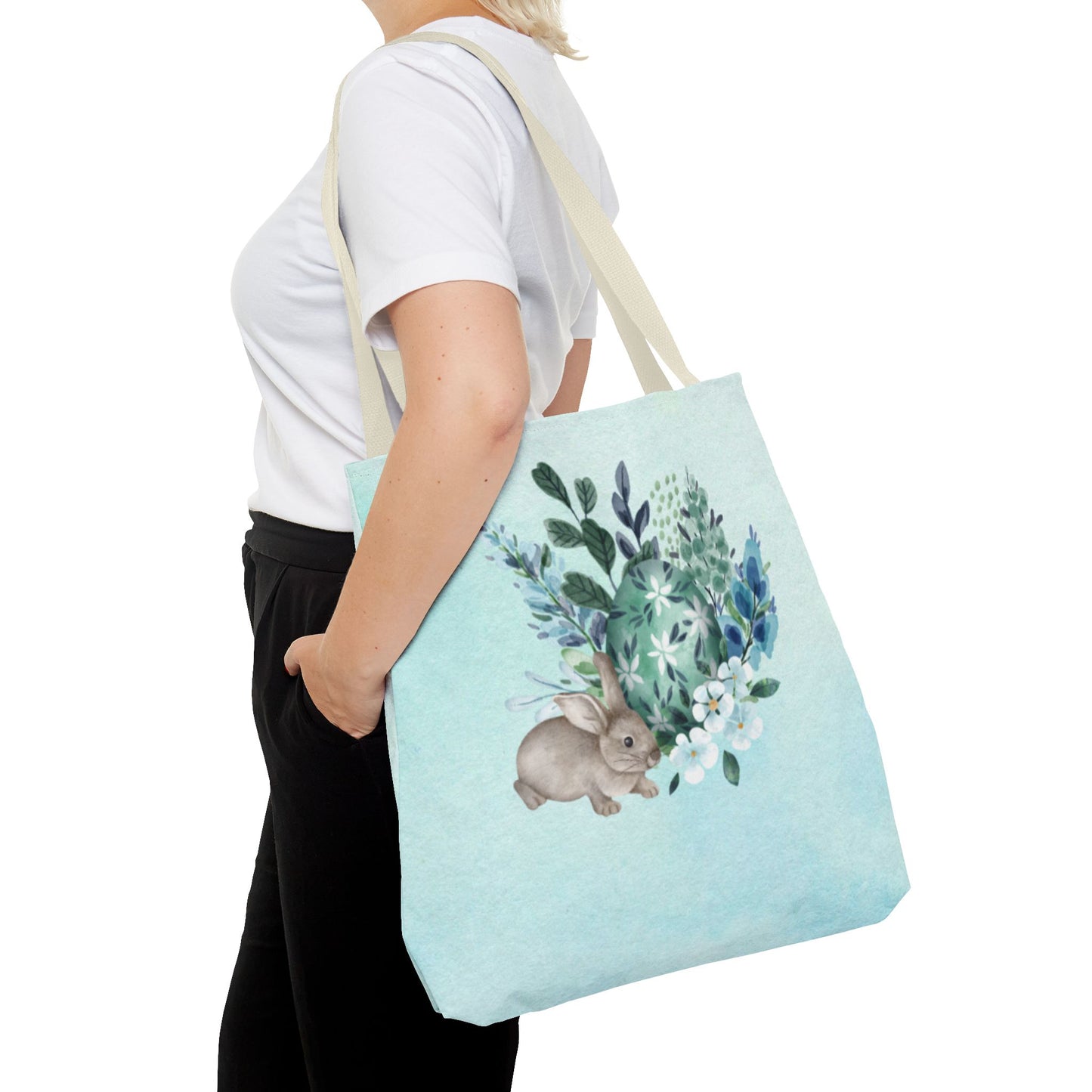 Cozy Rabbit Tote Bag