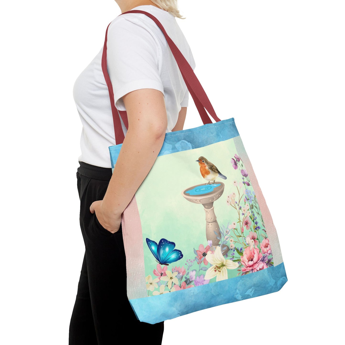 Bird Bath Tote Bag (AOP)