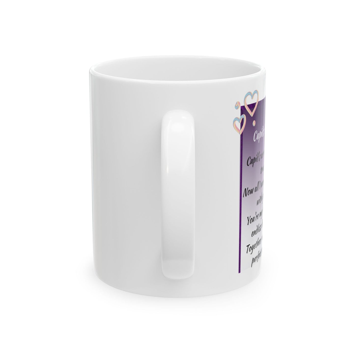 Cupids Arrow Mug, (11oz, 15oz)