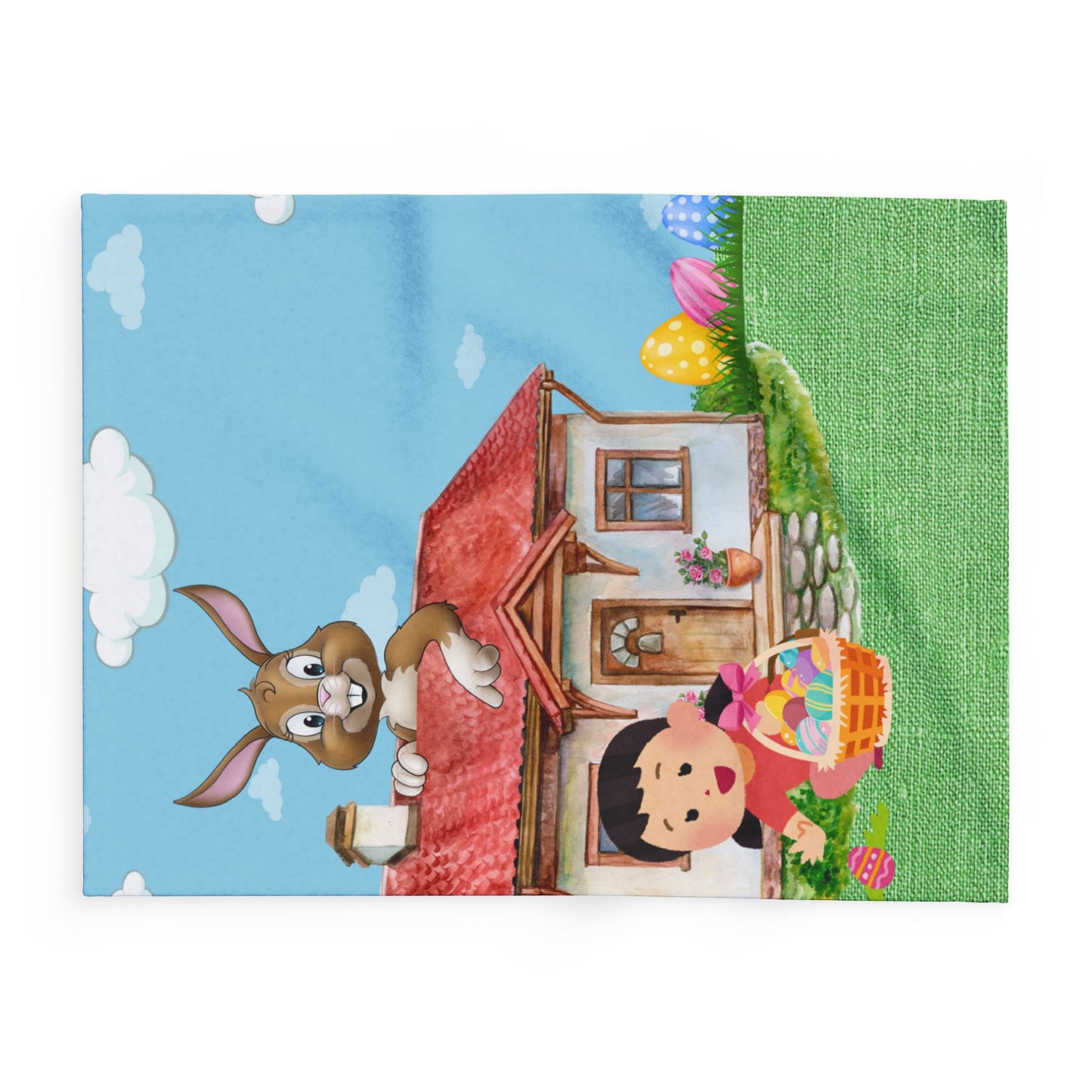 Kids Easter Scenery Blanket