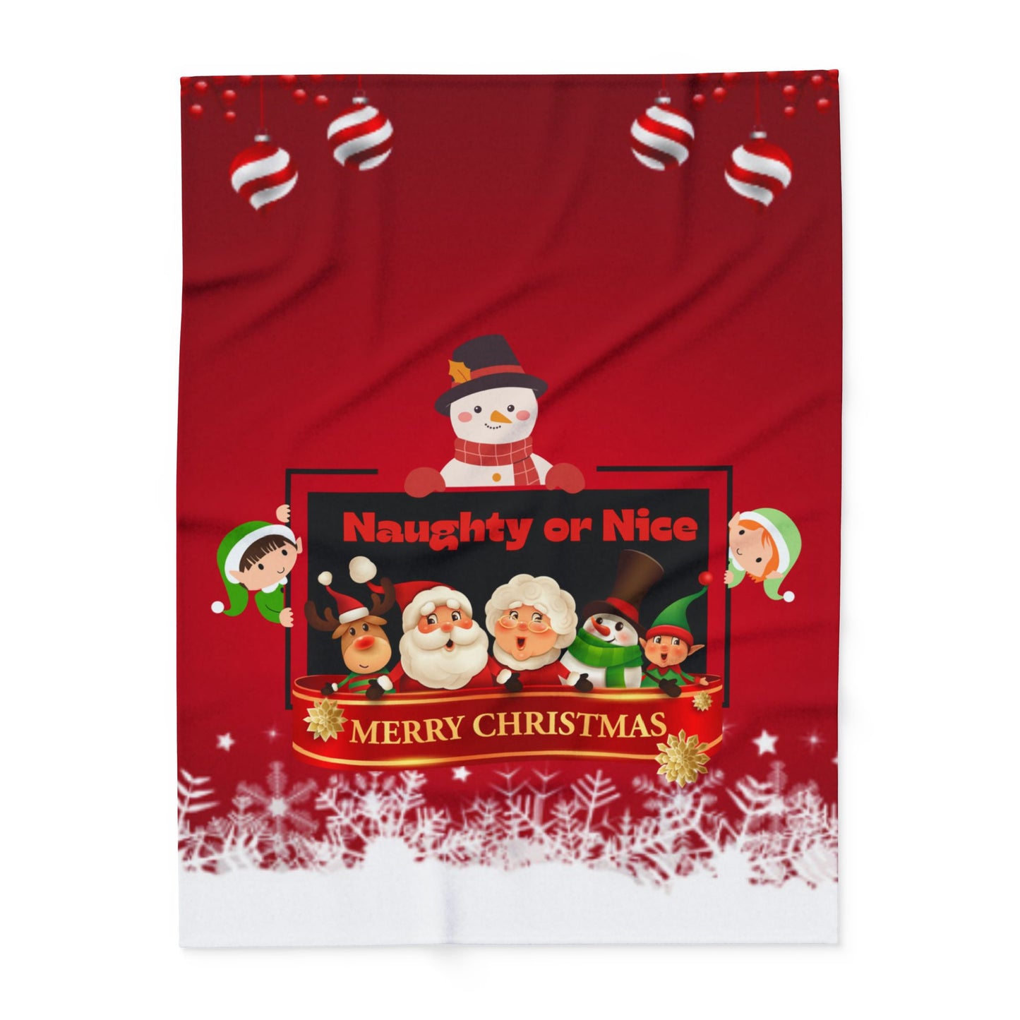 Naughty or Nice Blanket