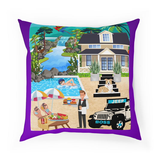 Private Island Pillow