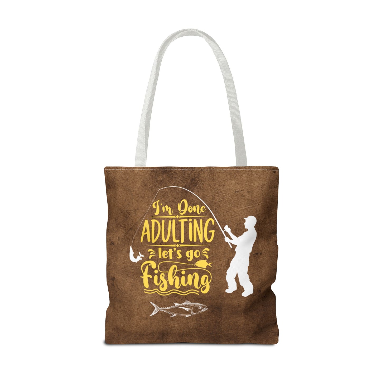 Lets Go Fishing Tote Bag