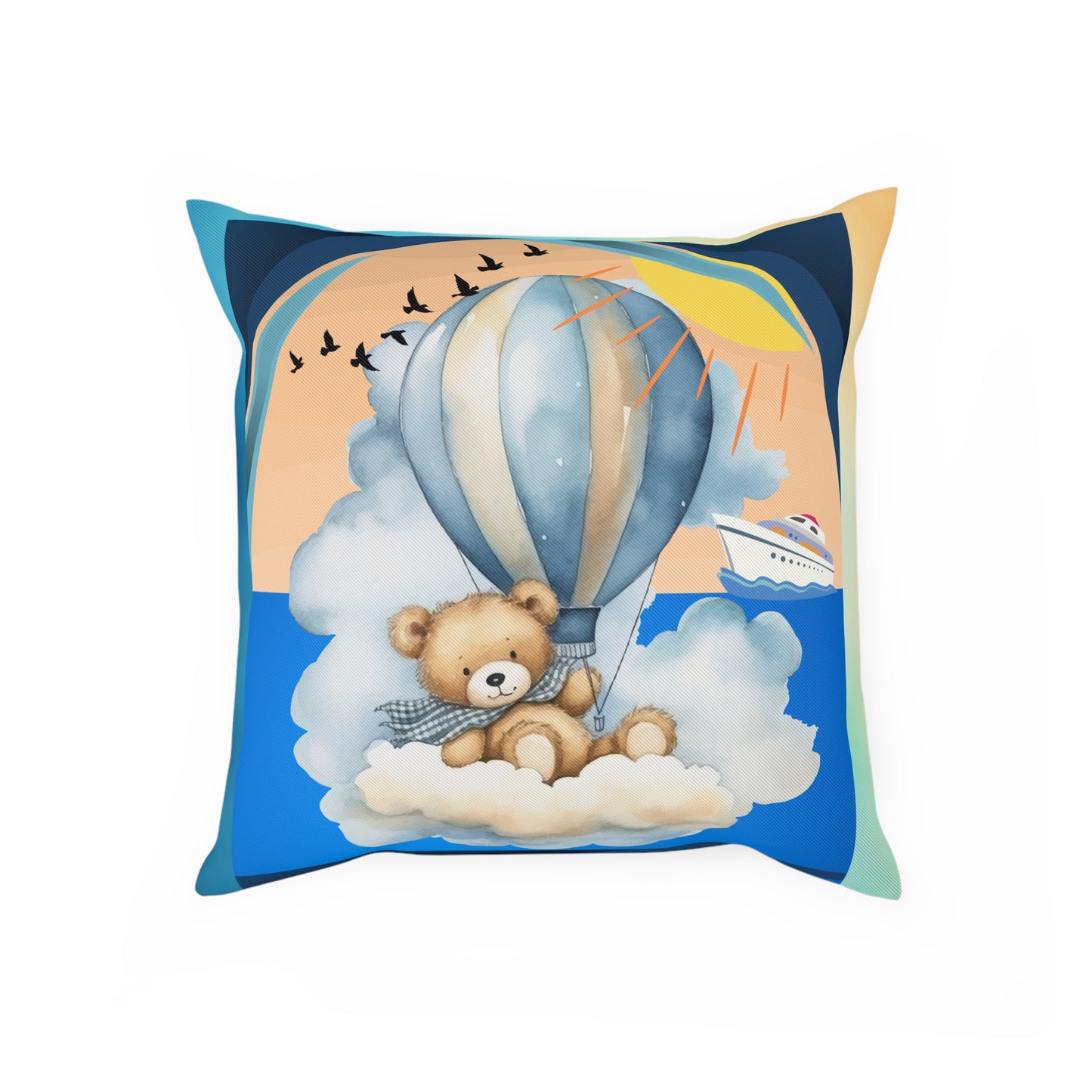 Balloon Bear Pillow