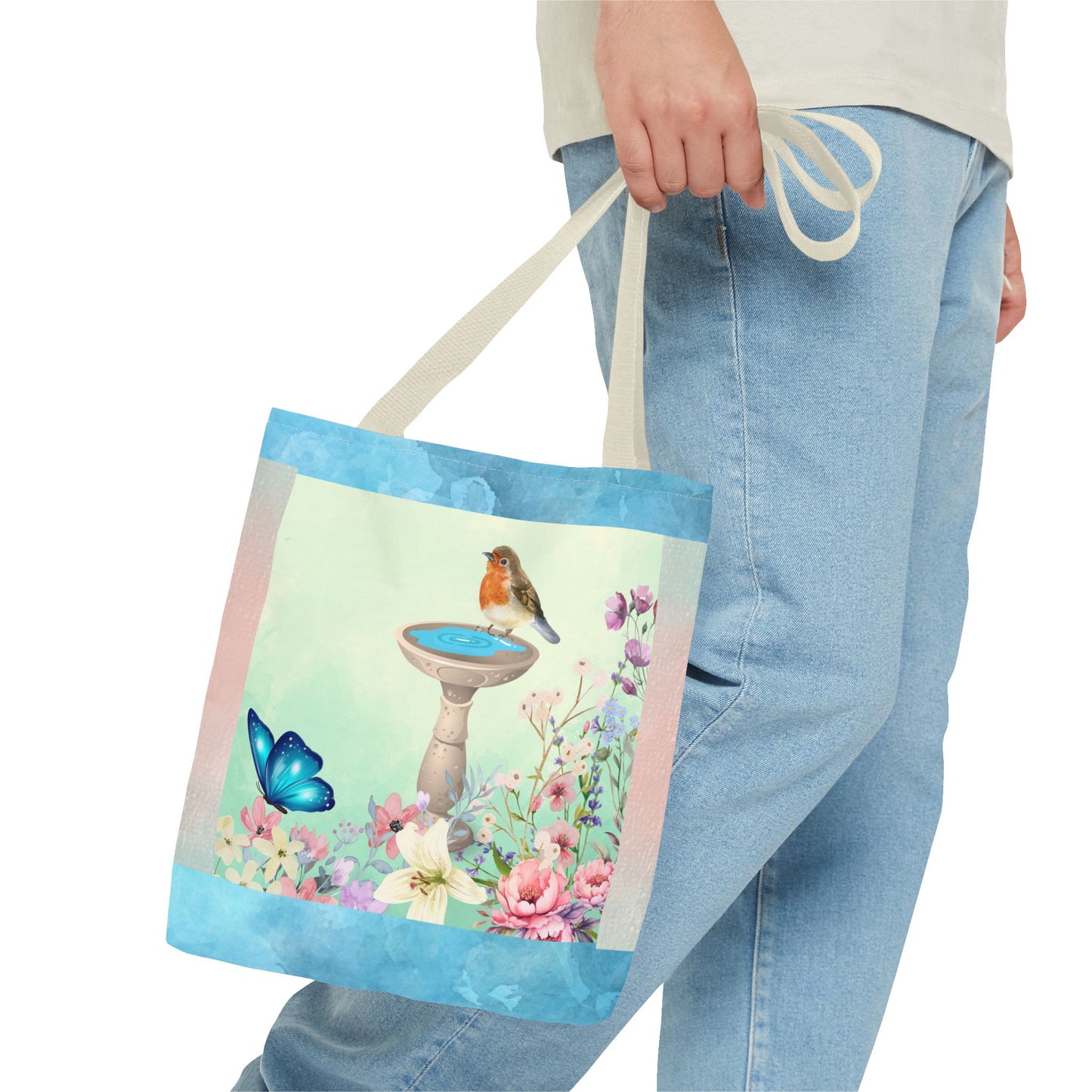 Bird Bath Tote Bag (AOP)