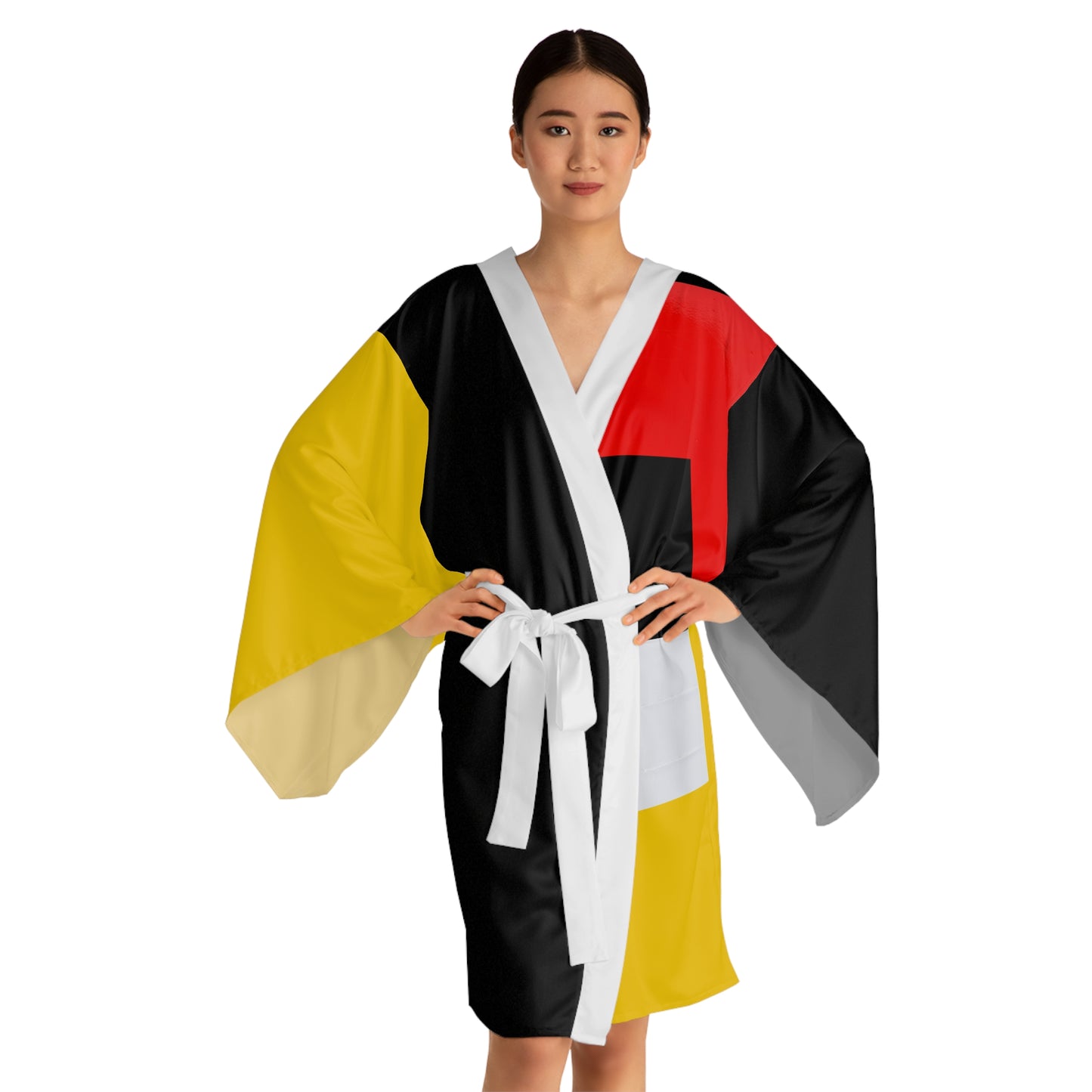 Long Sleeve Kimono Robe (AOP)