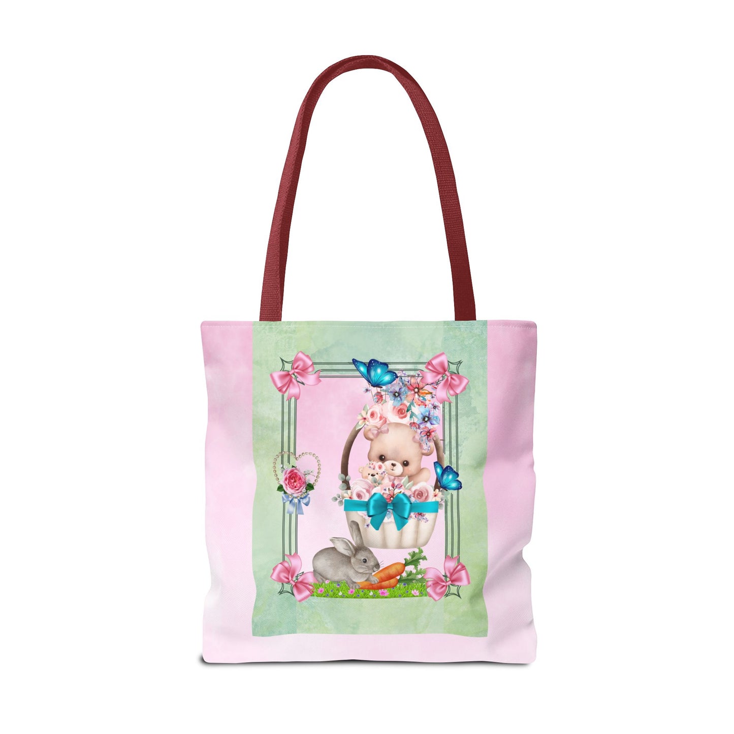 Flower Bear Tote Bag