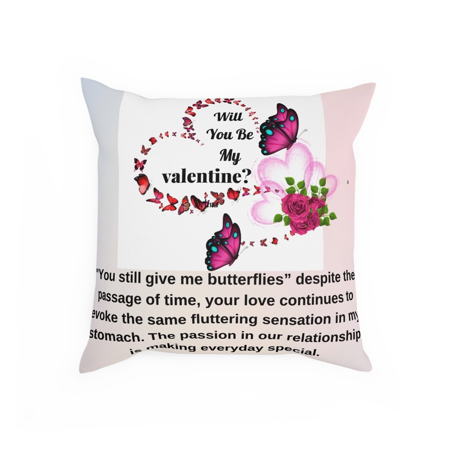 Butterfly Love Pillow