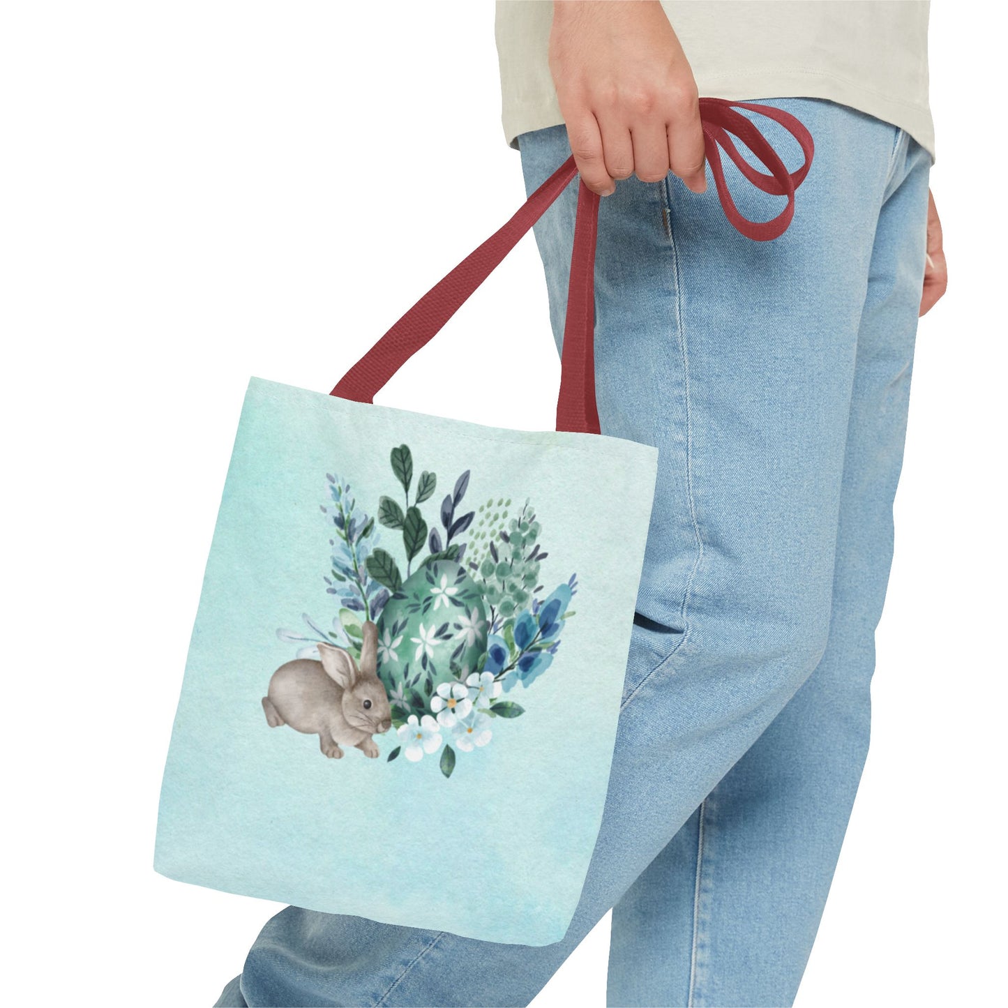 Cozy Rabbit Tote Bag