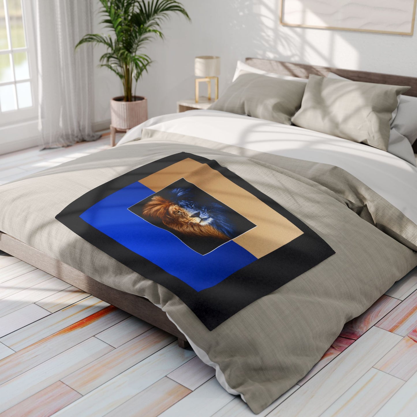 Lion Fleece Blanket