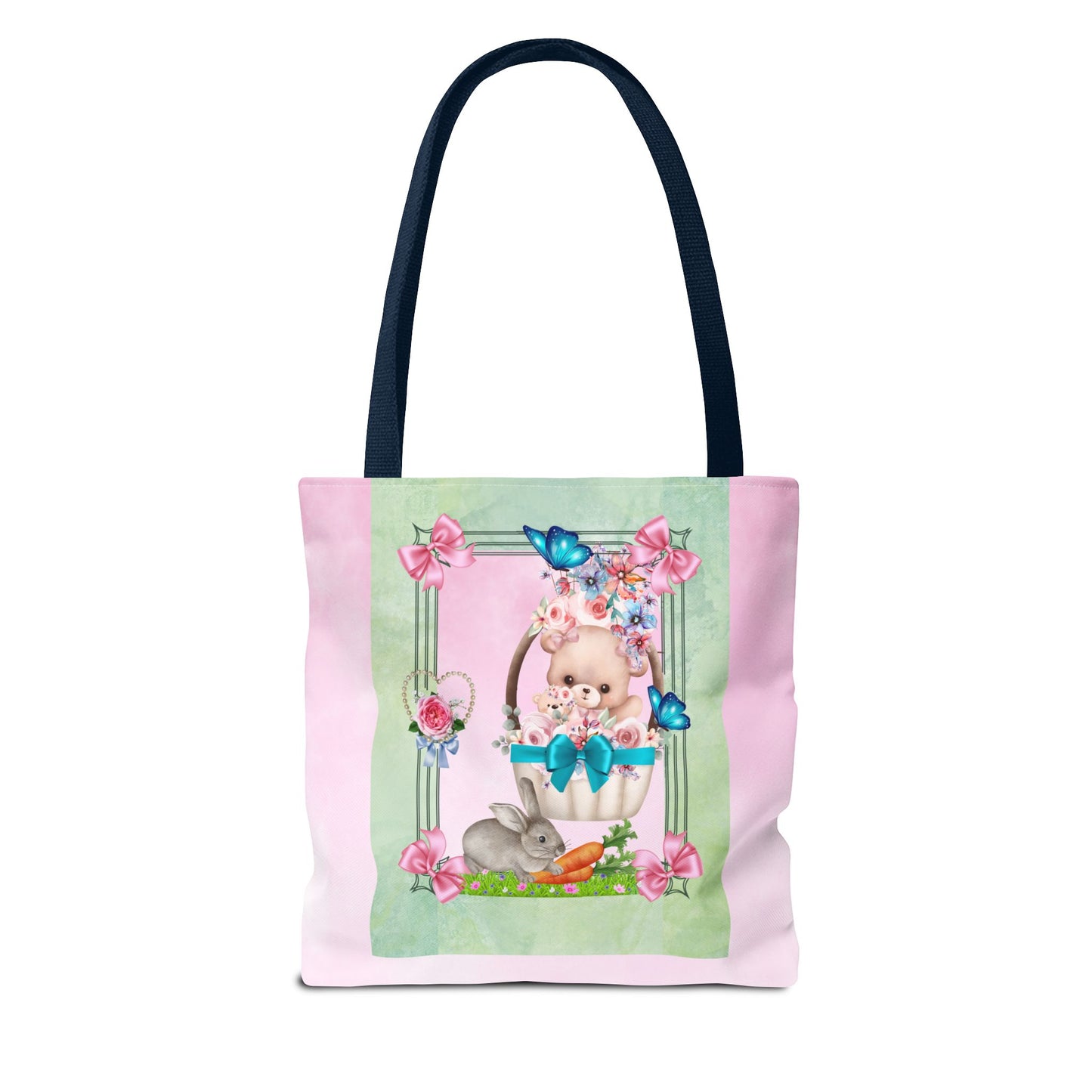 Flower Bear Tote Bag