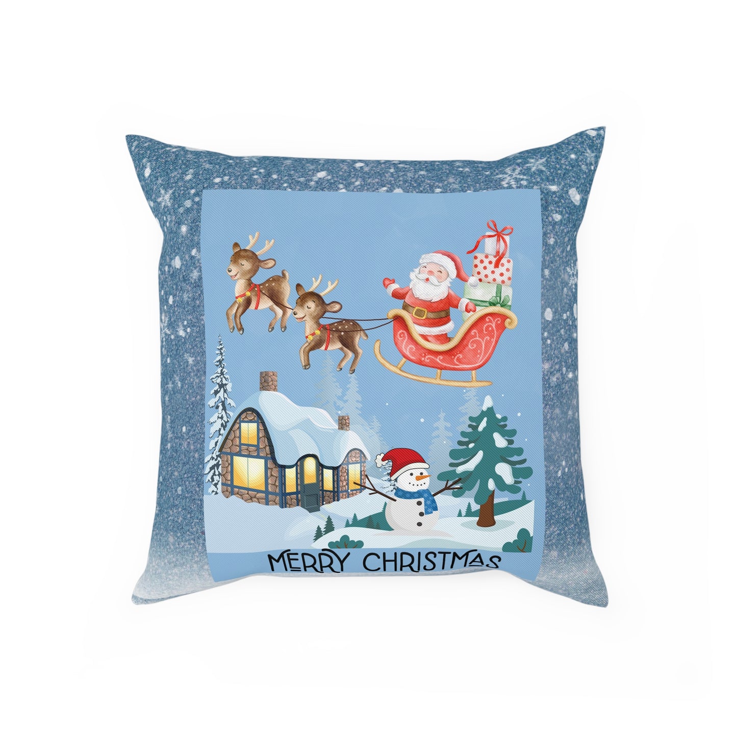 Sleigh Christmas Pillow