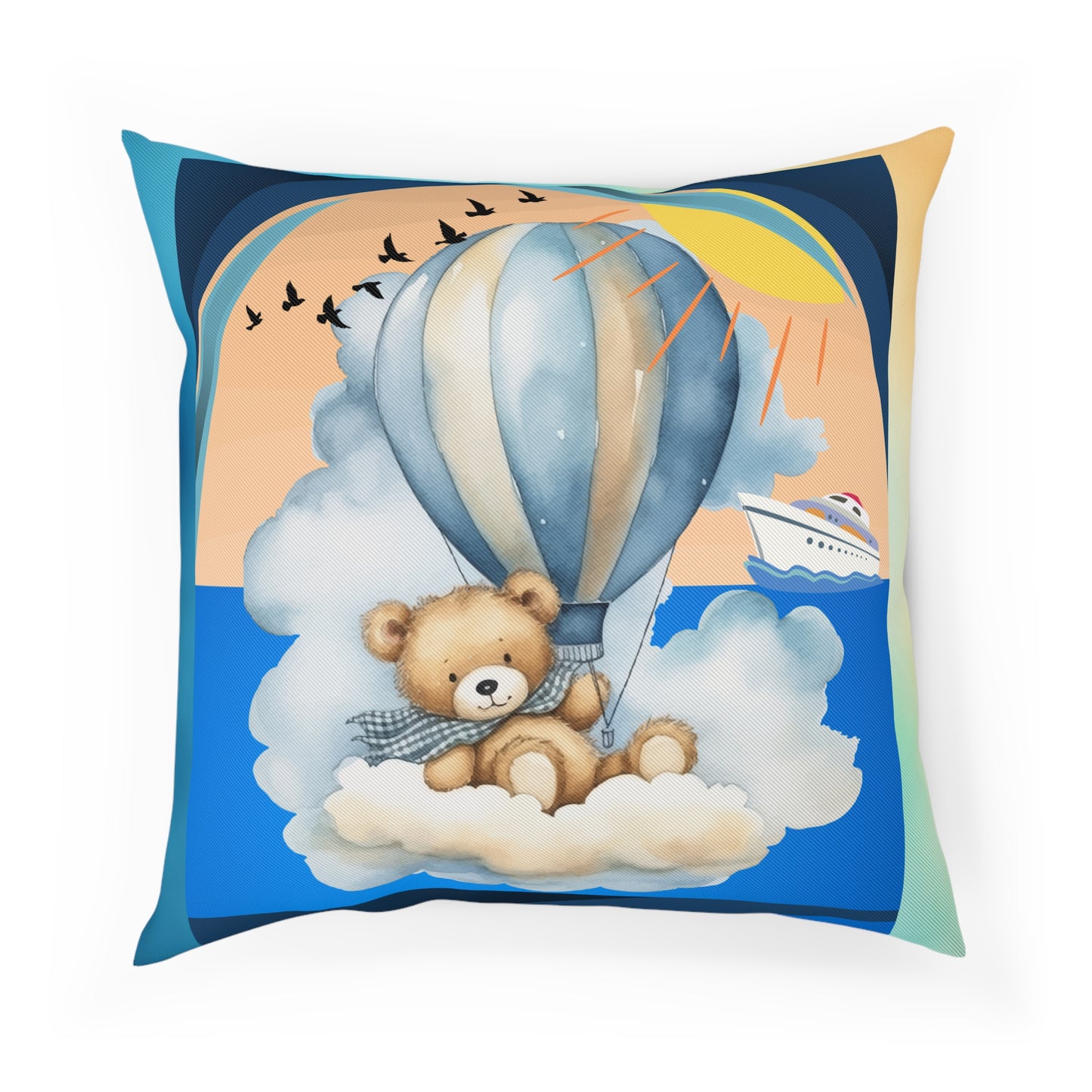 Balloon Bear Pillow