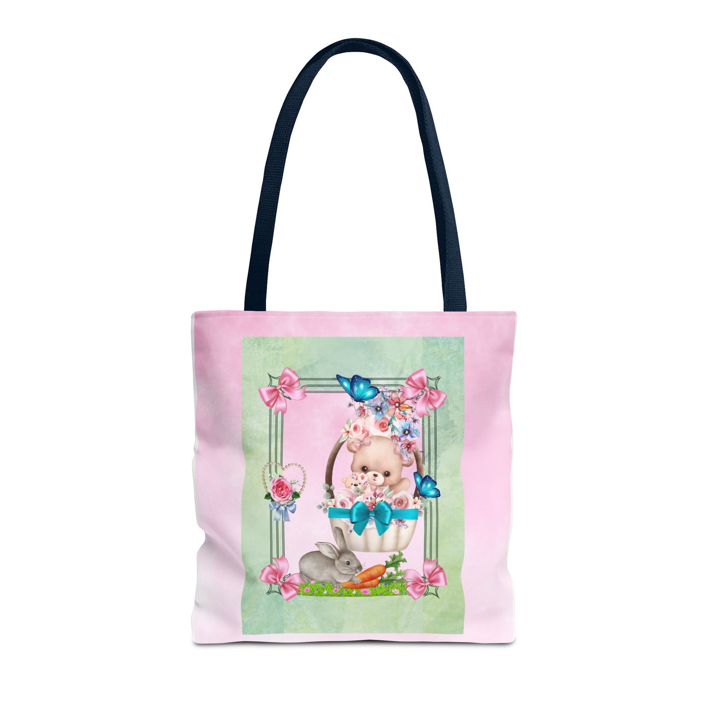 Flower Bear Tote Bag