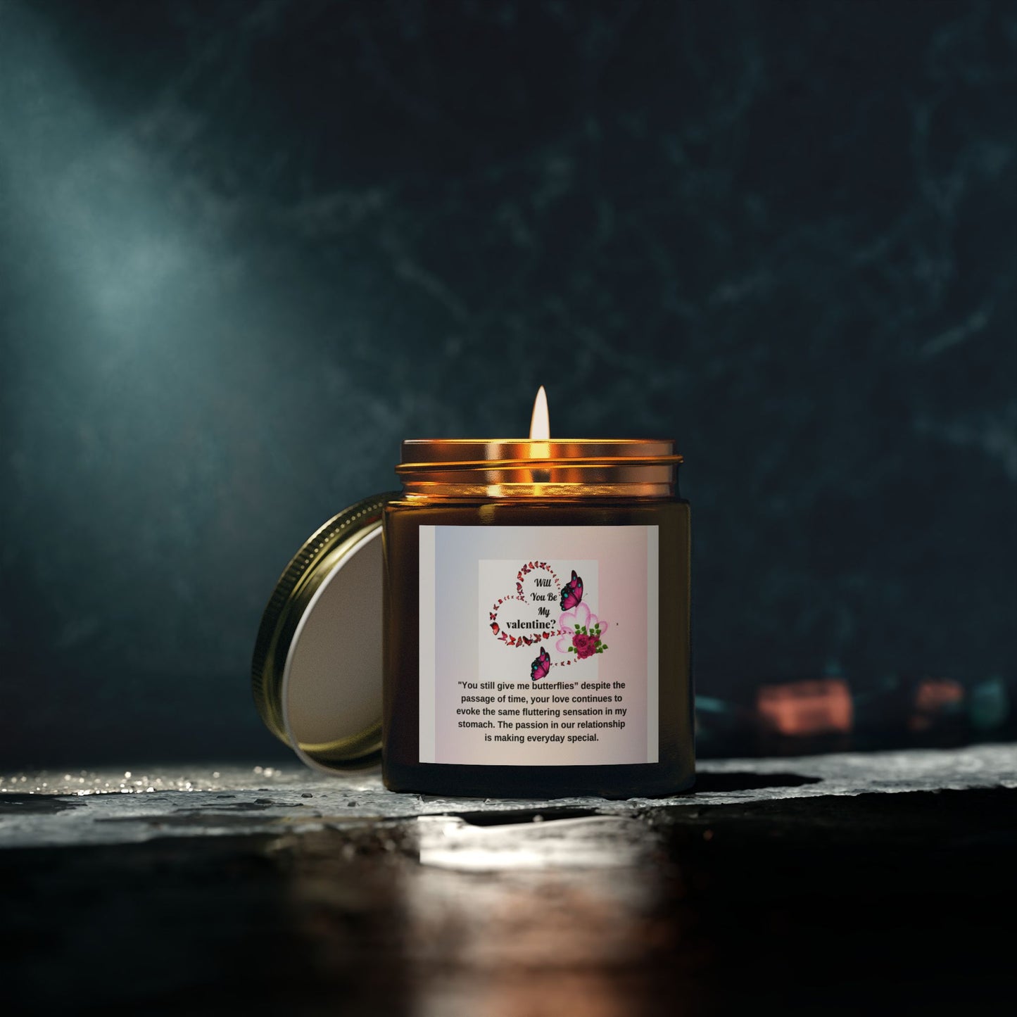 Butterfly Love Candle