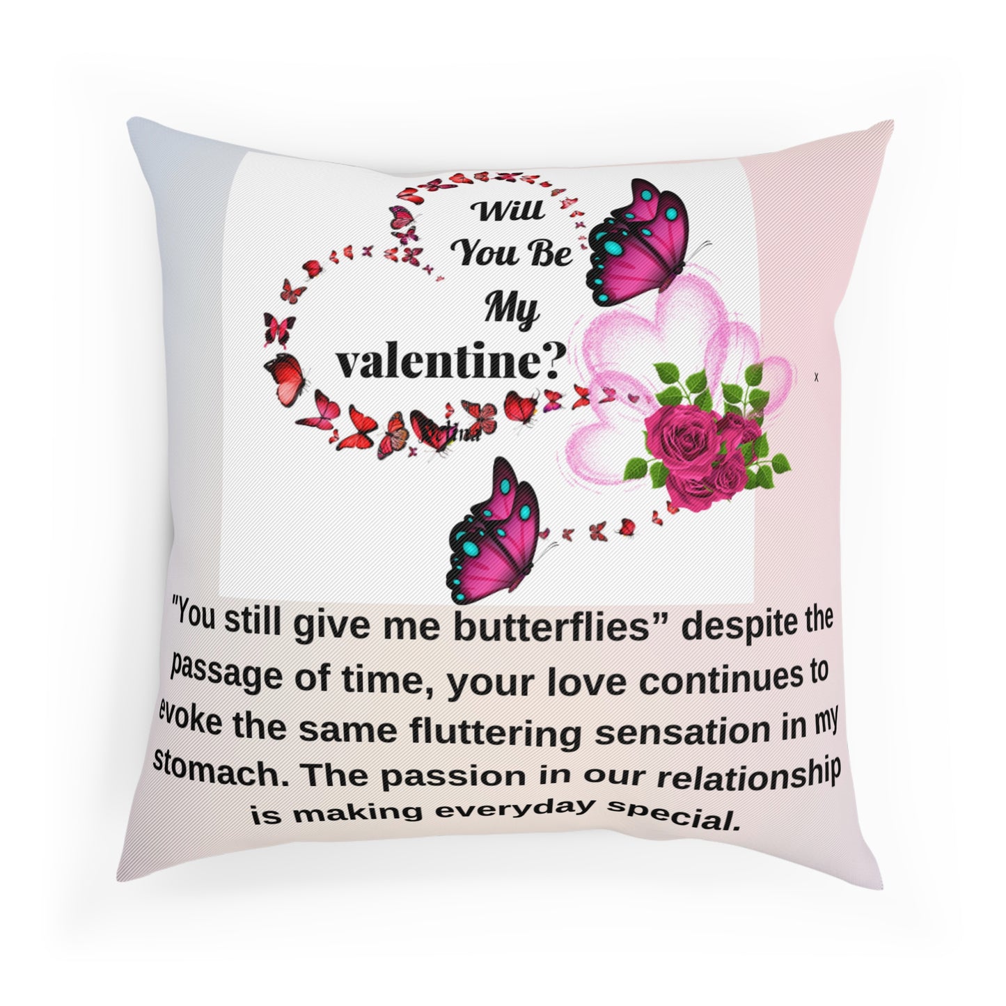 Butterfly Love Pillow