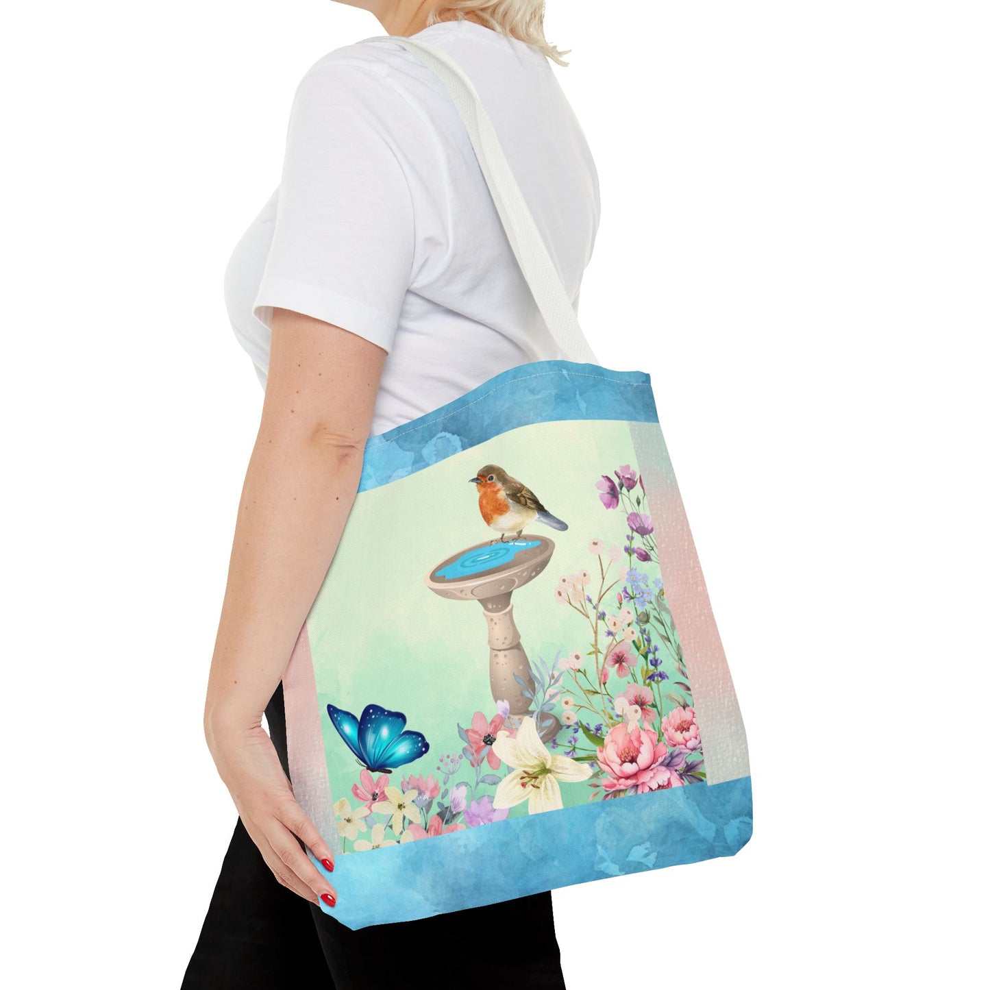 Bird Bath Tote Bag (AOP)