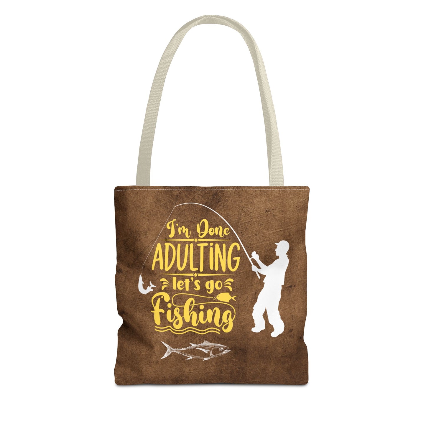 Lets Go Fishing Tote Bag