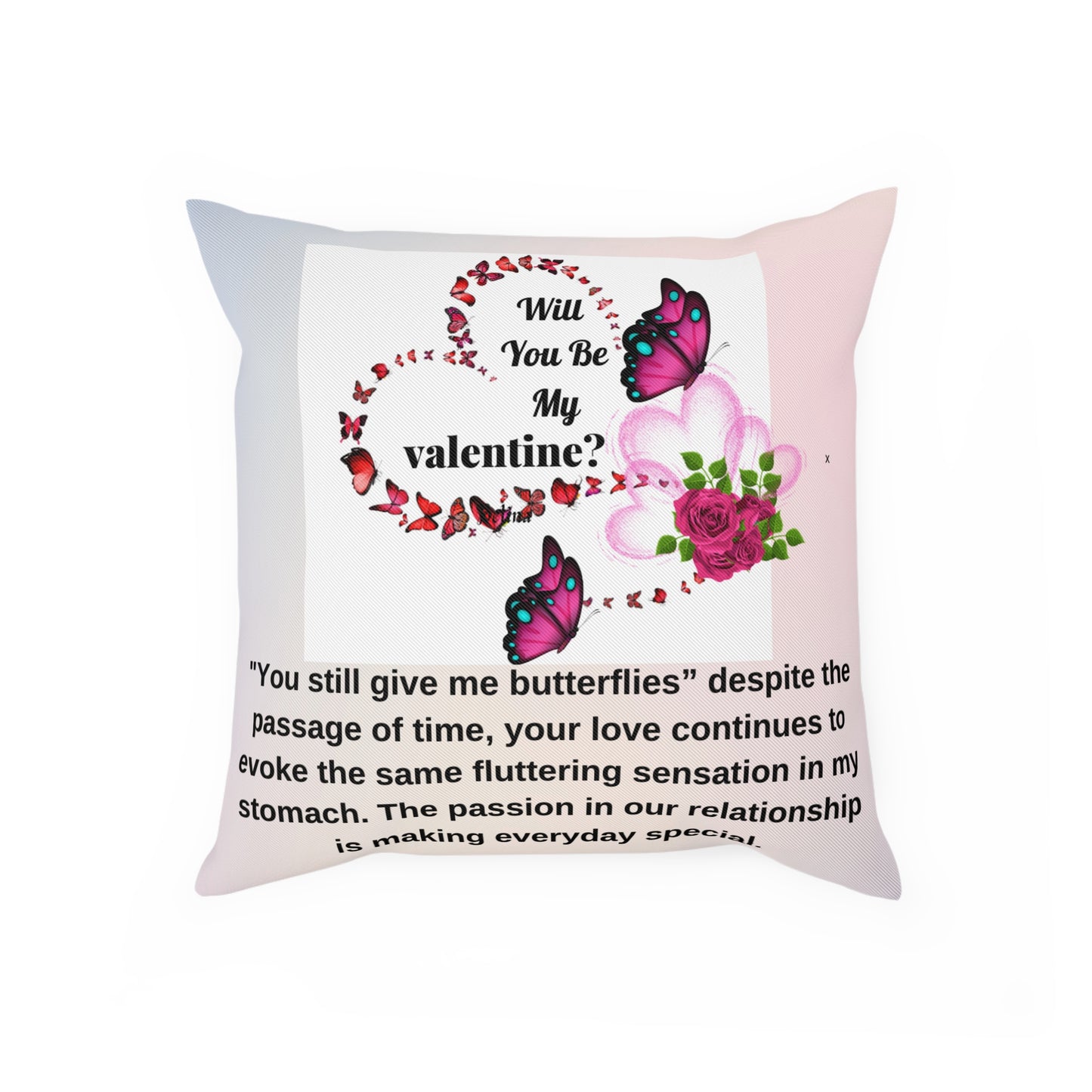 Butterfly Love Pillow