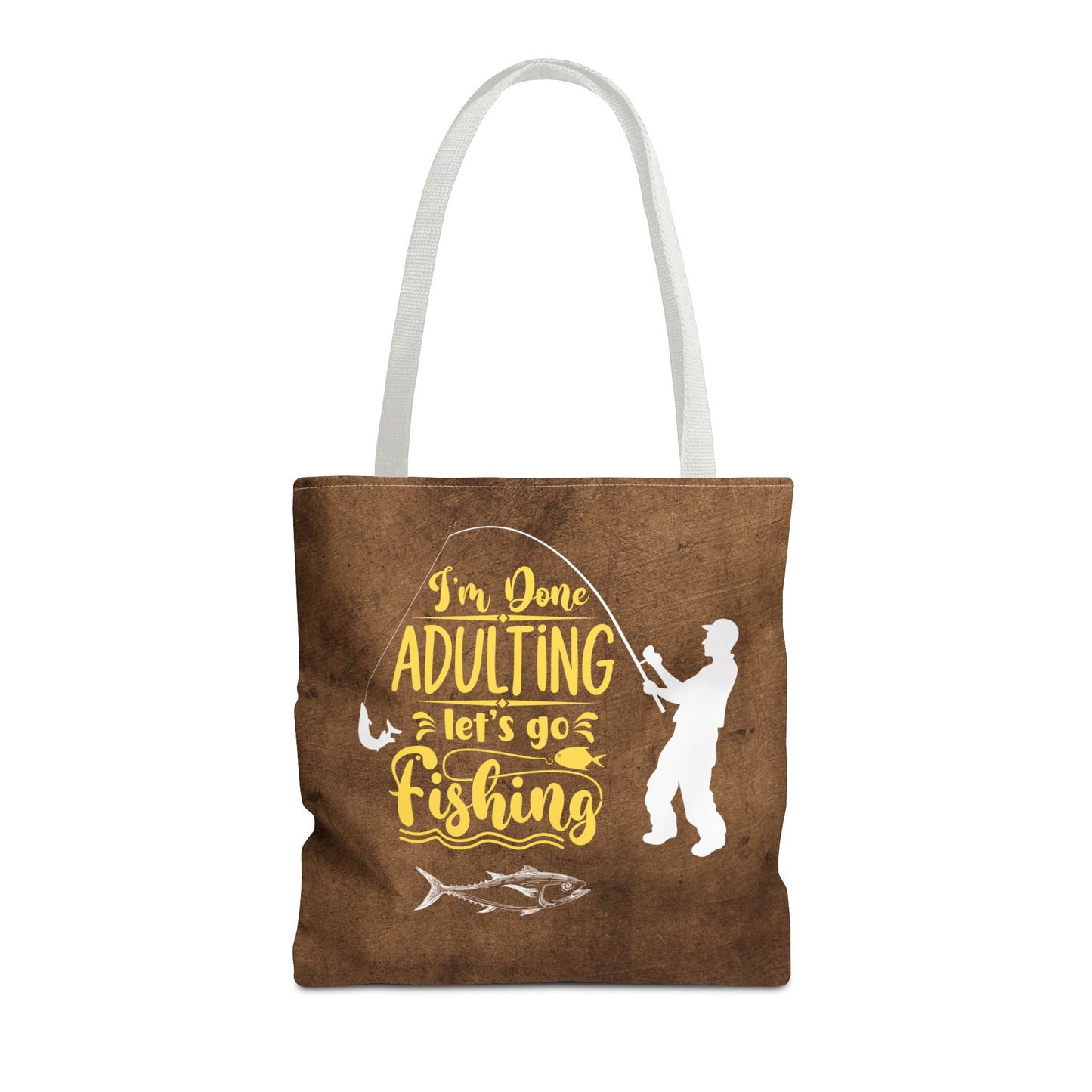 Lets Go Fishing Tote Bag