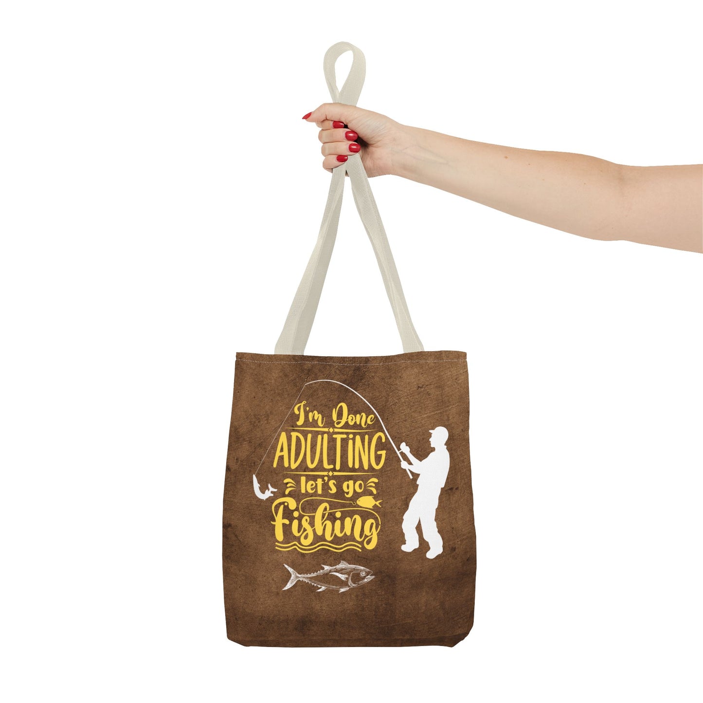 Lets Go Fishing Tote Bag