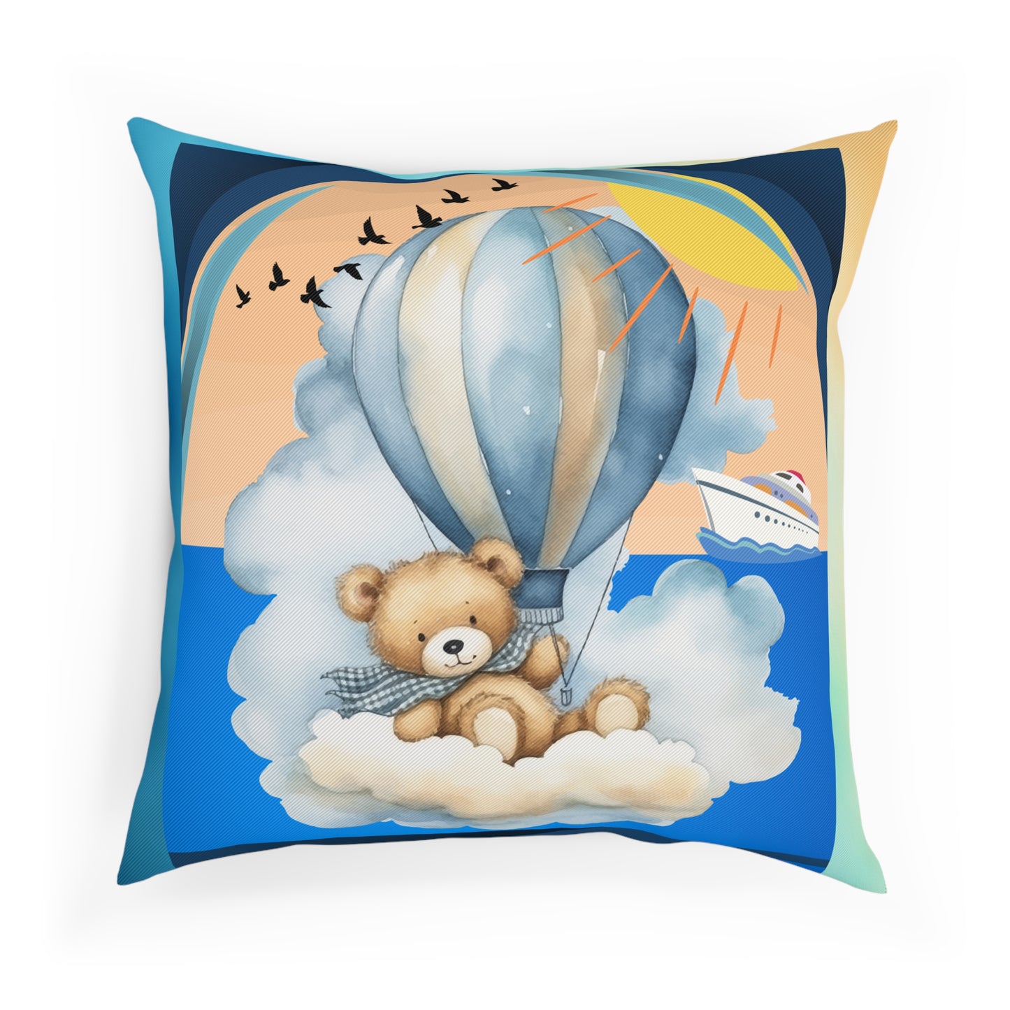 Balloon Bear Pillow