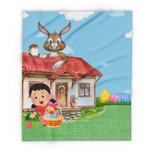 Kids Easter Scenery Blanket