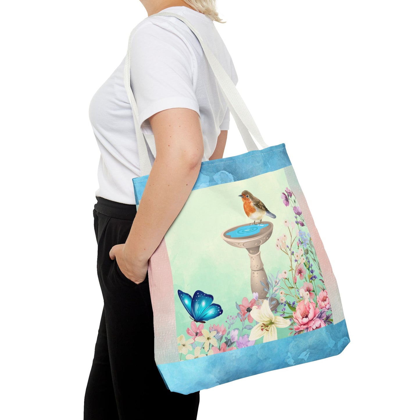 Bird Bath Tote Bag (AOP)