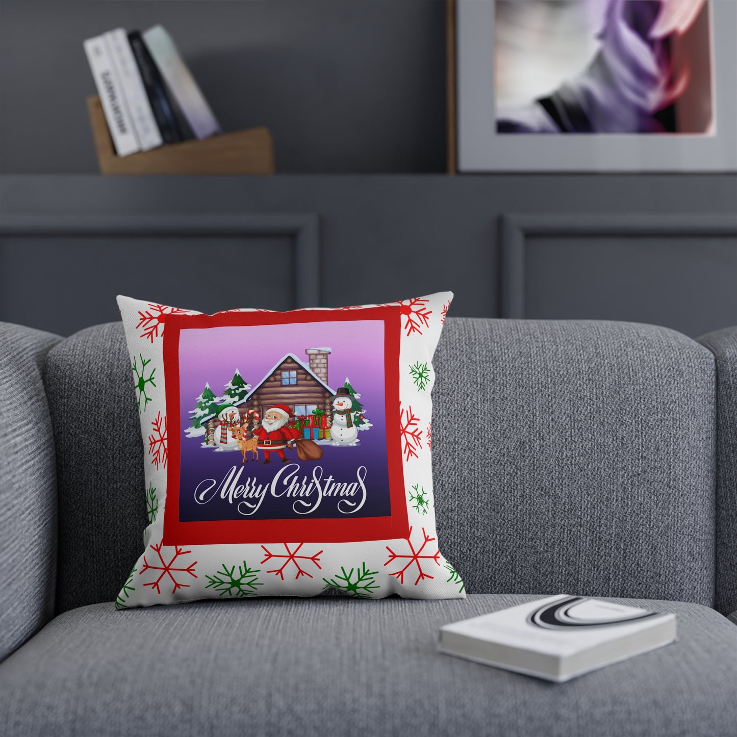 Snowflake Christmas Pillow