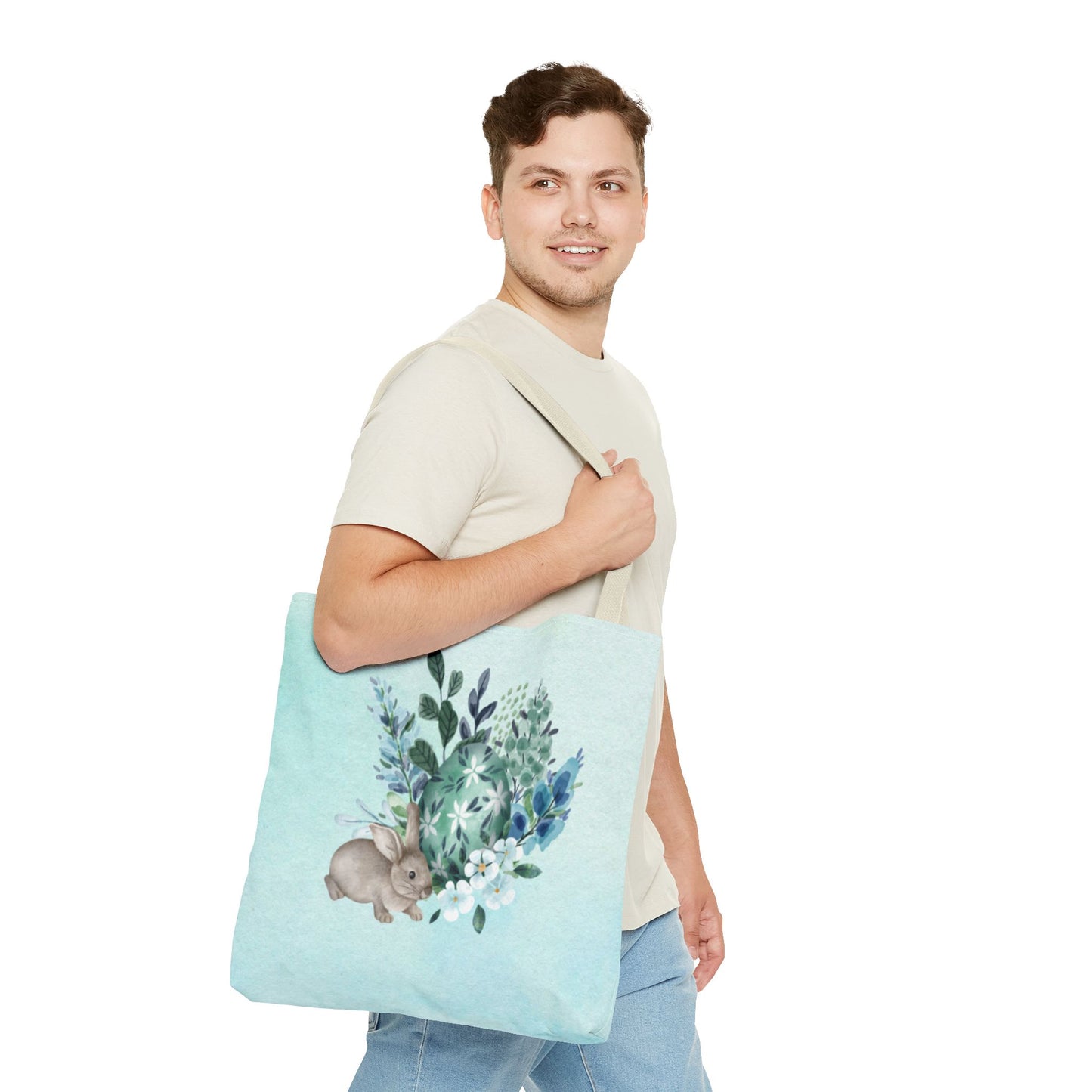 Cozy Rabbit Tote Bag